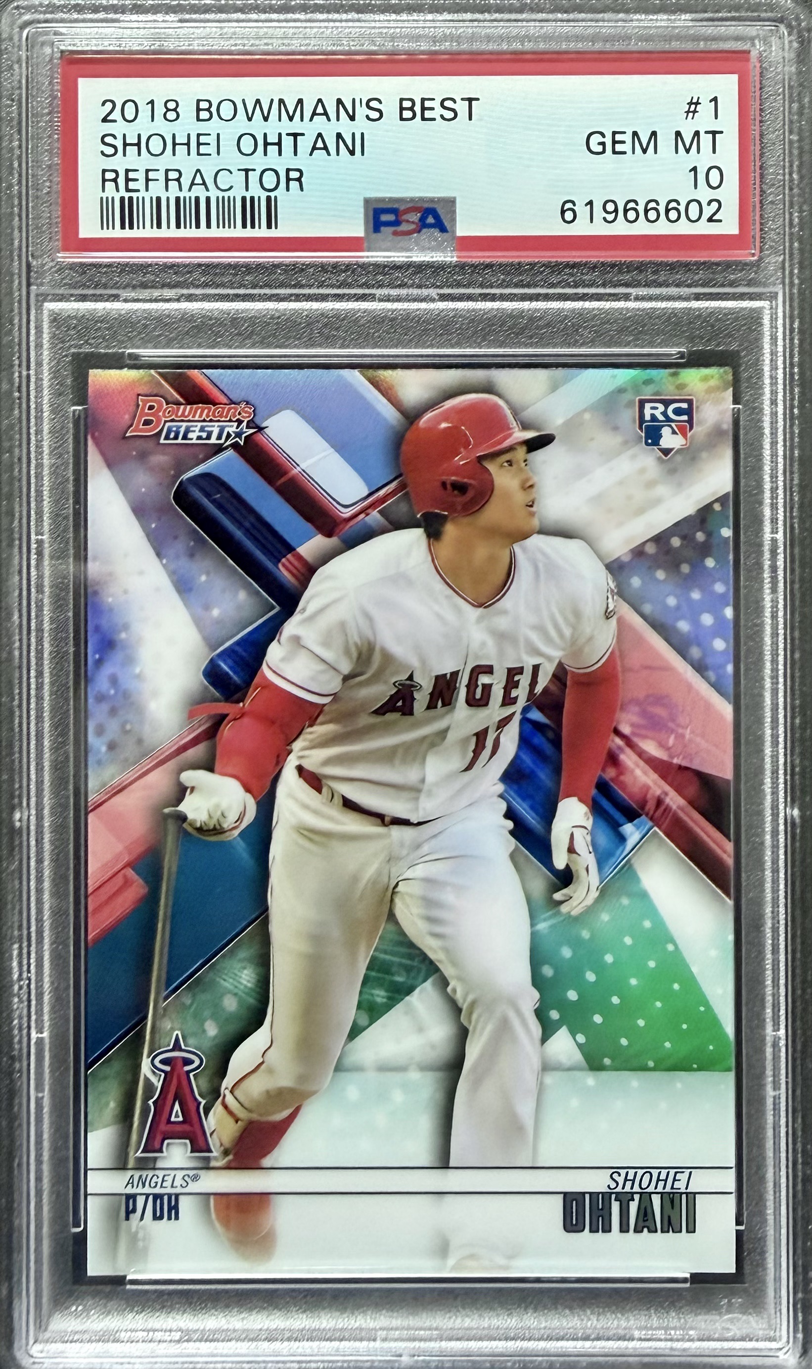 2018 Bowman Bowman's Best #1 Shohei Ohtani Refractor