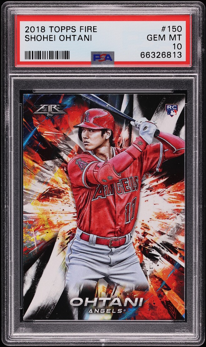 2018 Topps Fire #150 Shohei Ohtani