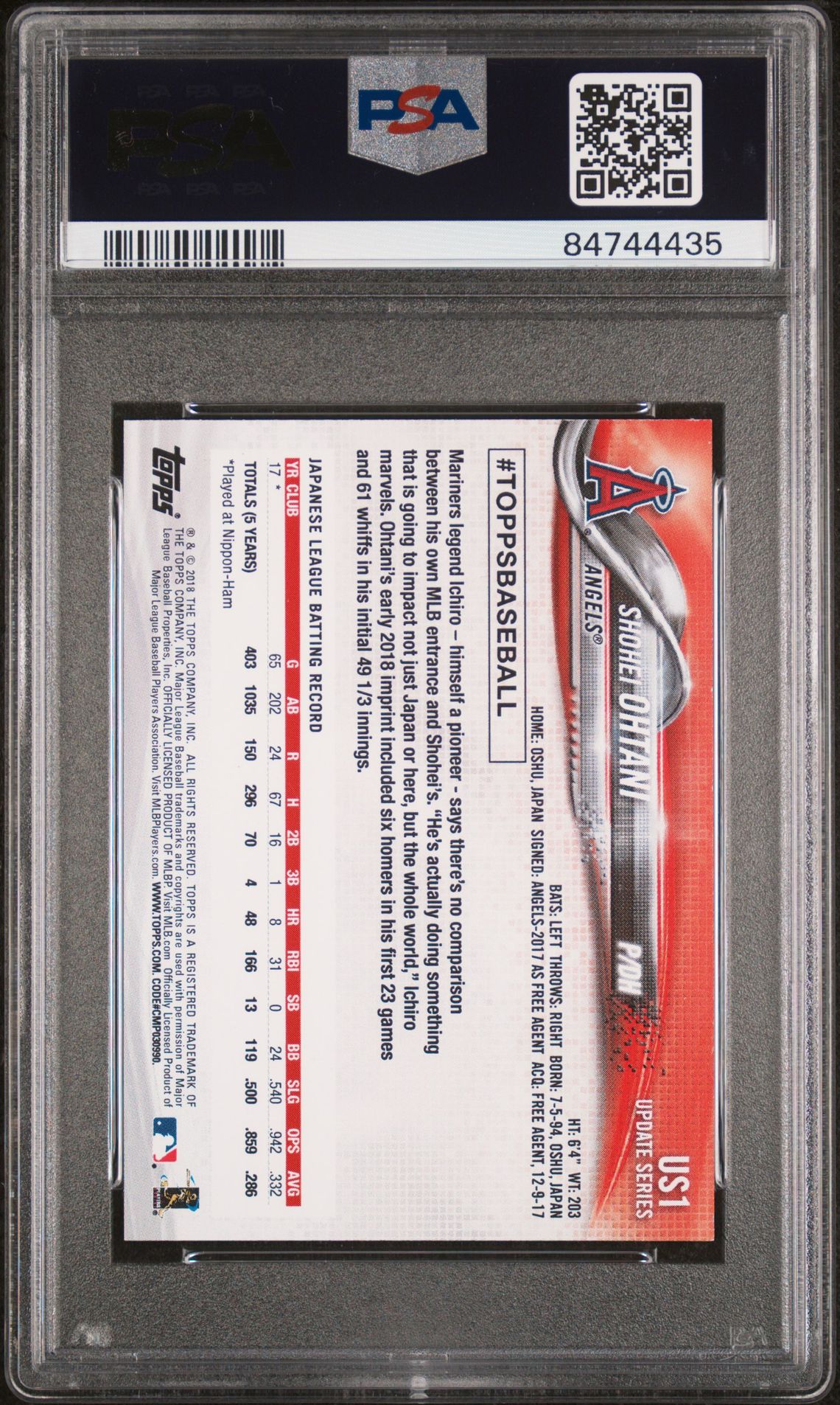 2018 Topps Topps Mini US1