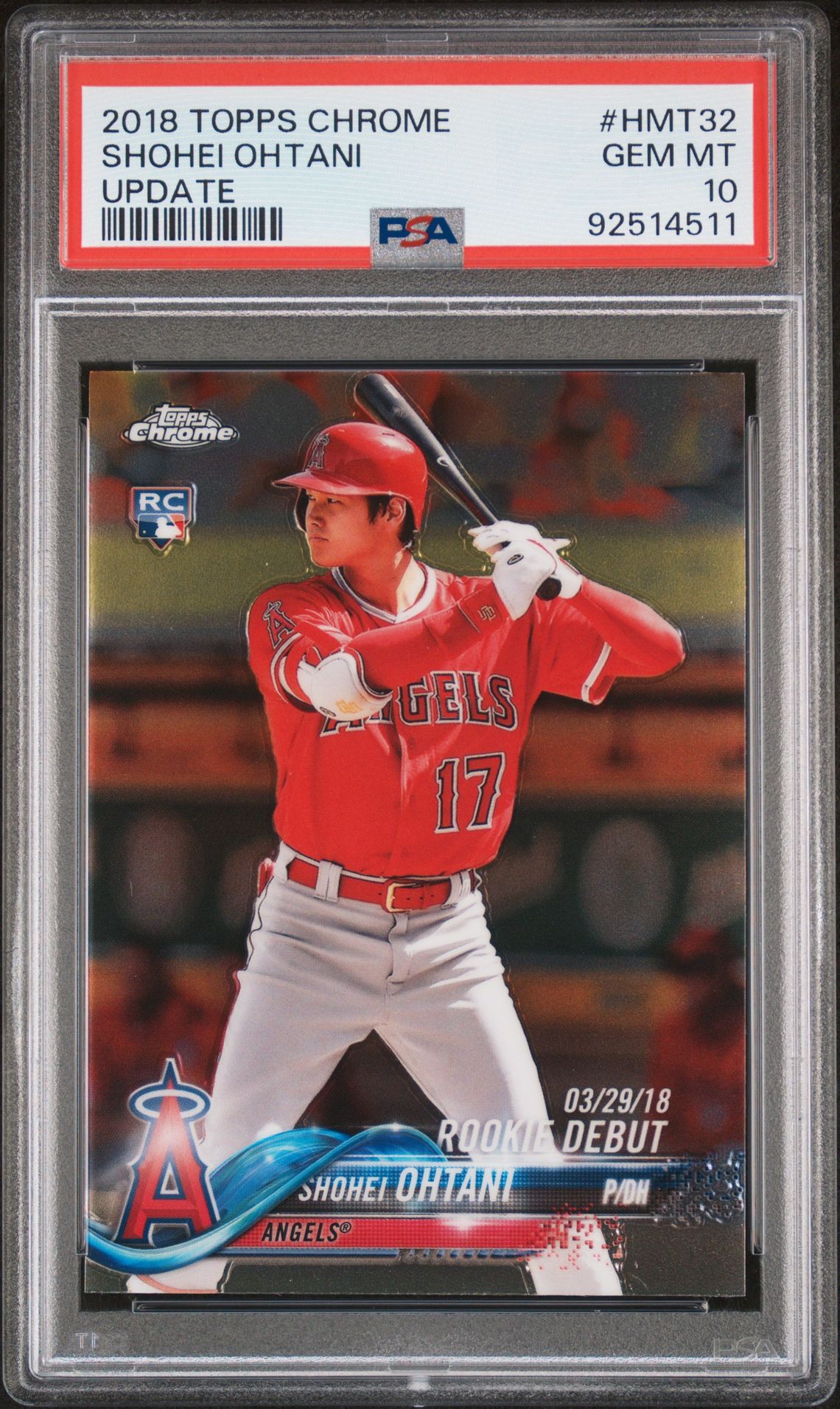 2018 Topps Chrome Update HMT32
