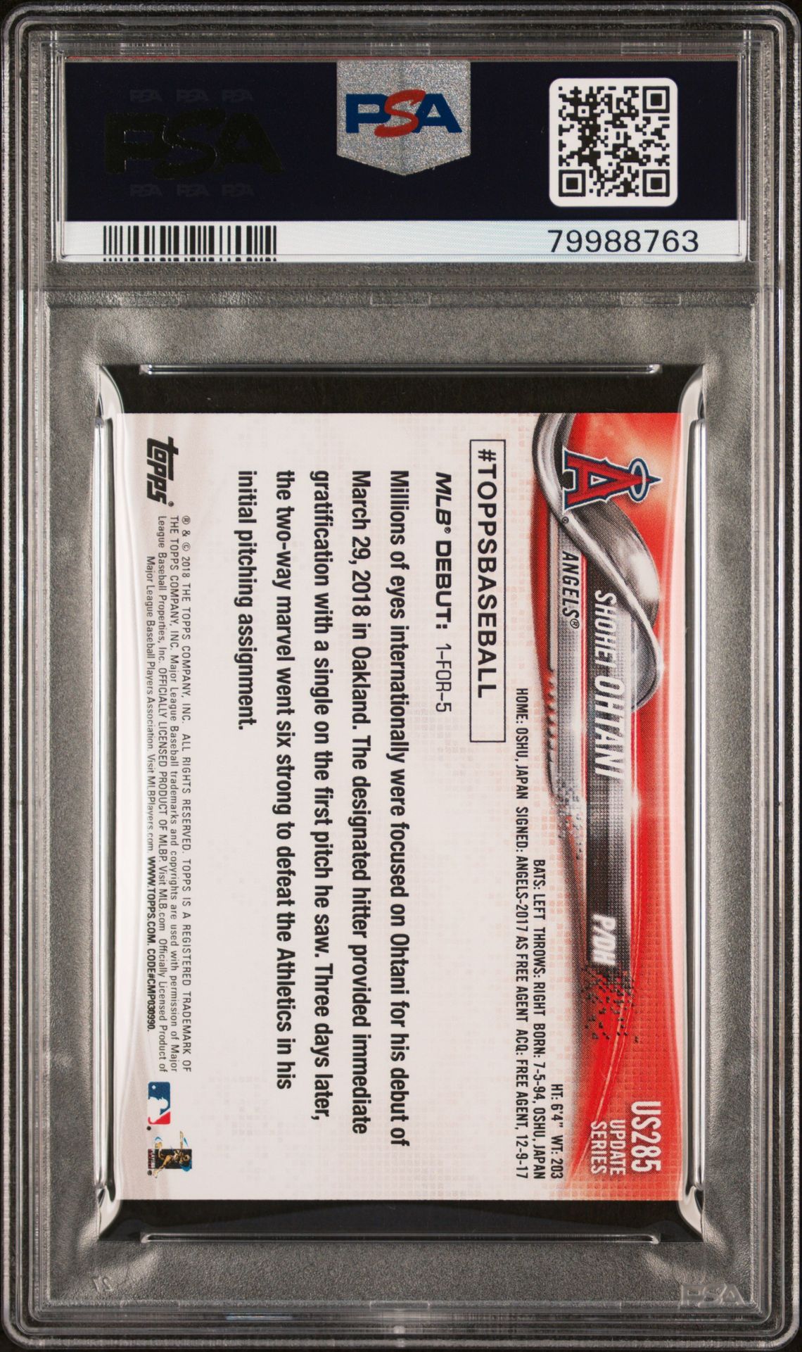 2018 Topps Mini US285