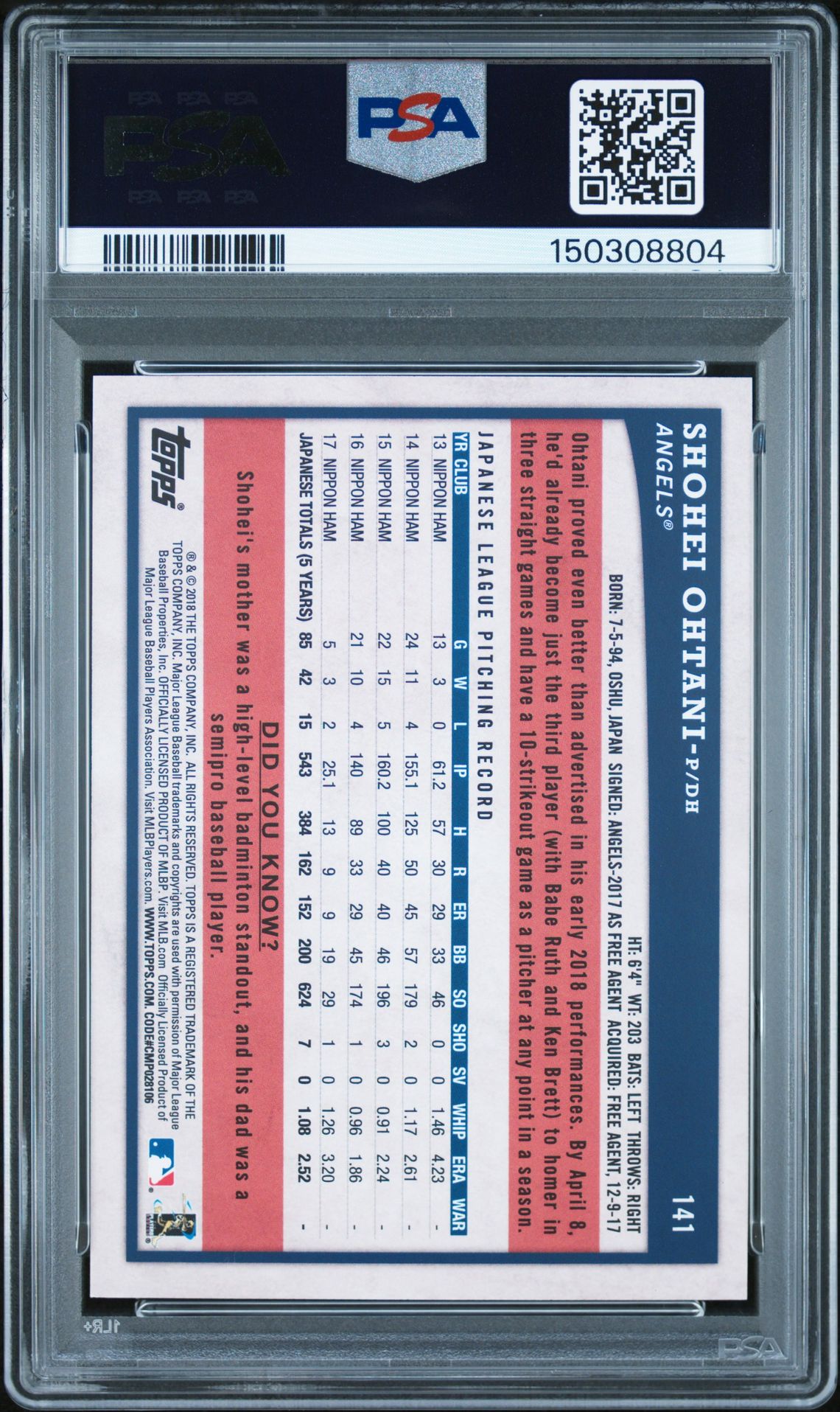 2018 Topps Big League 141