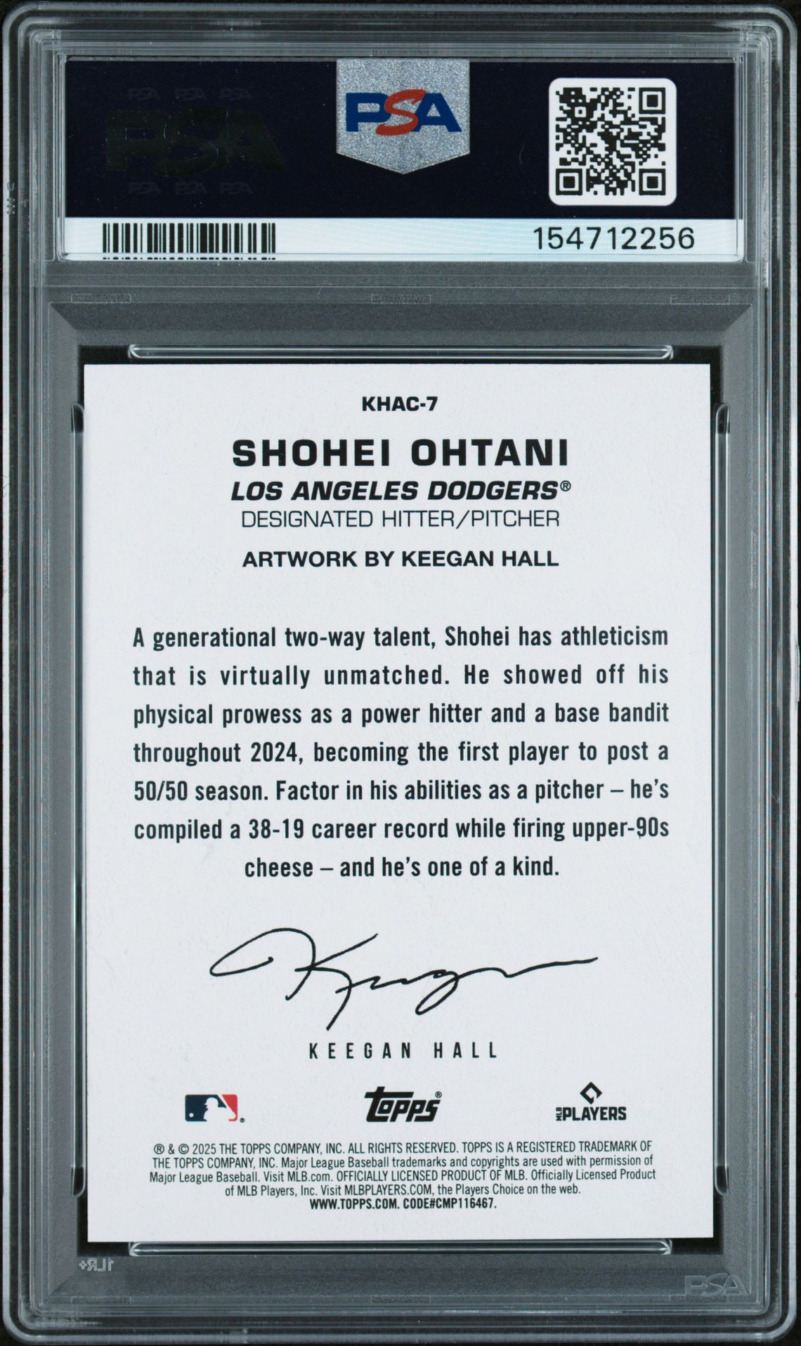 2025 Topps Update #7 Shohei Ohtani