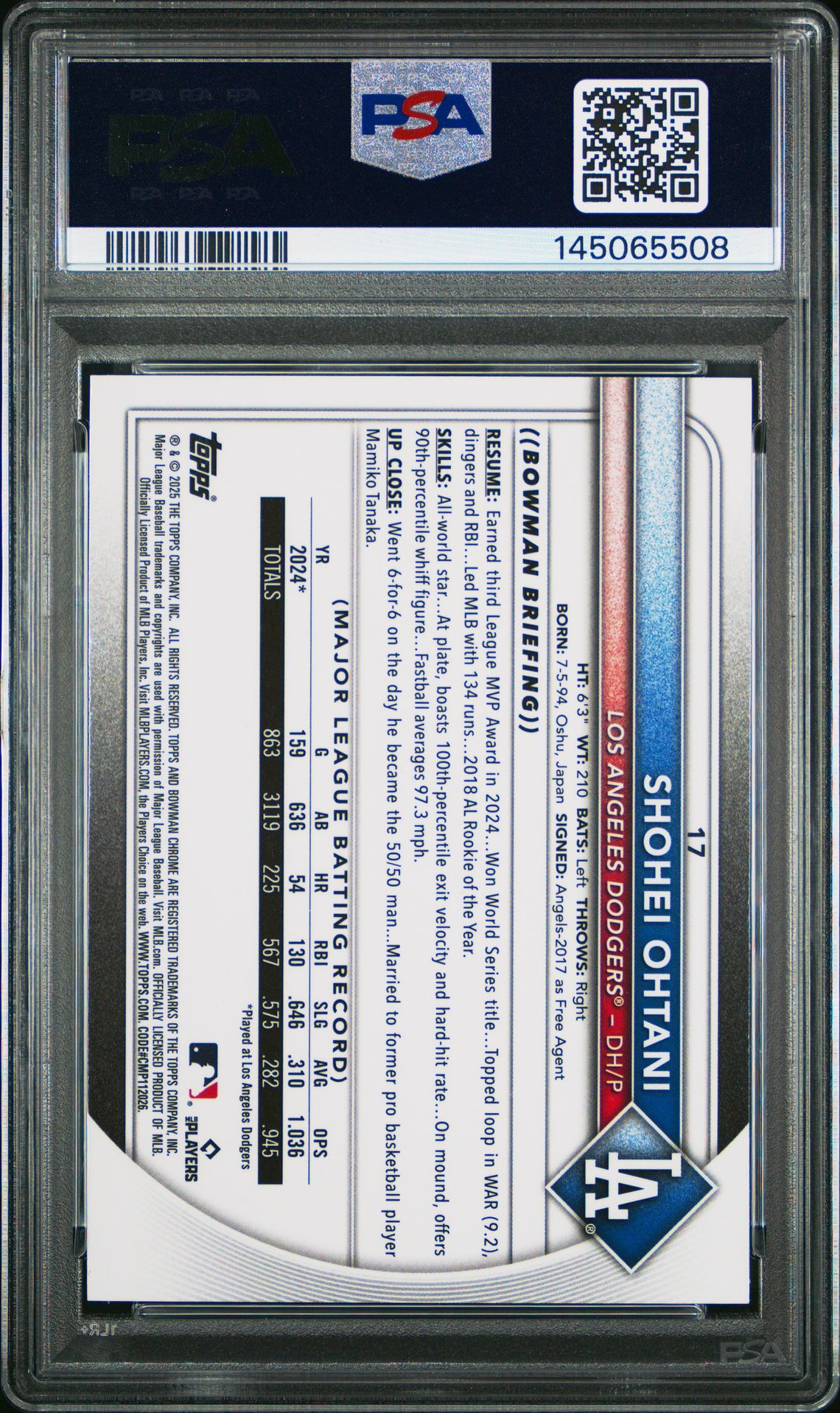 2025 Bowman Chrome 17 Green Refractor /99