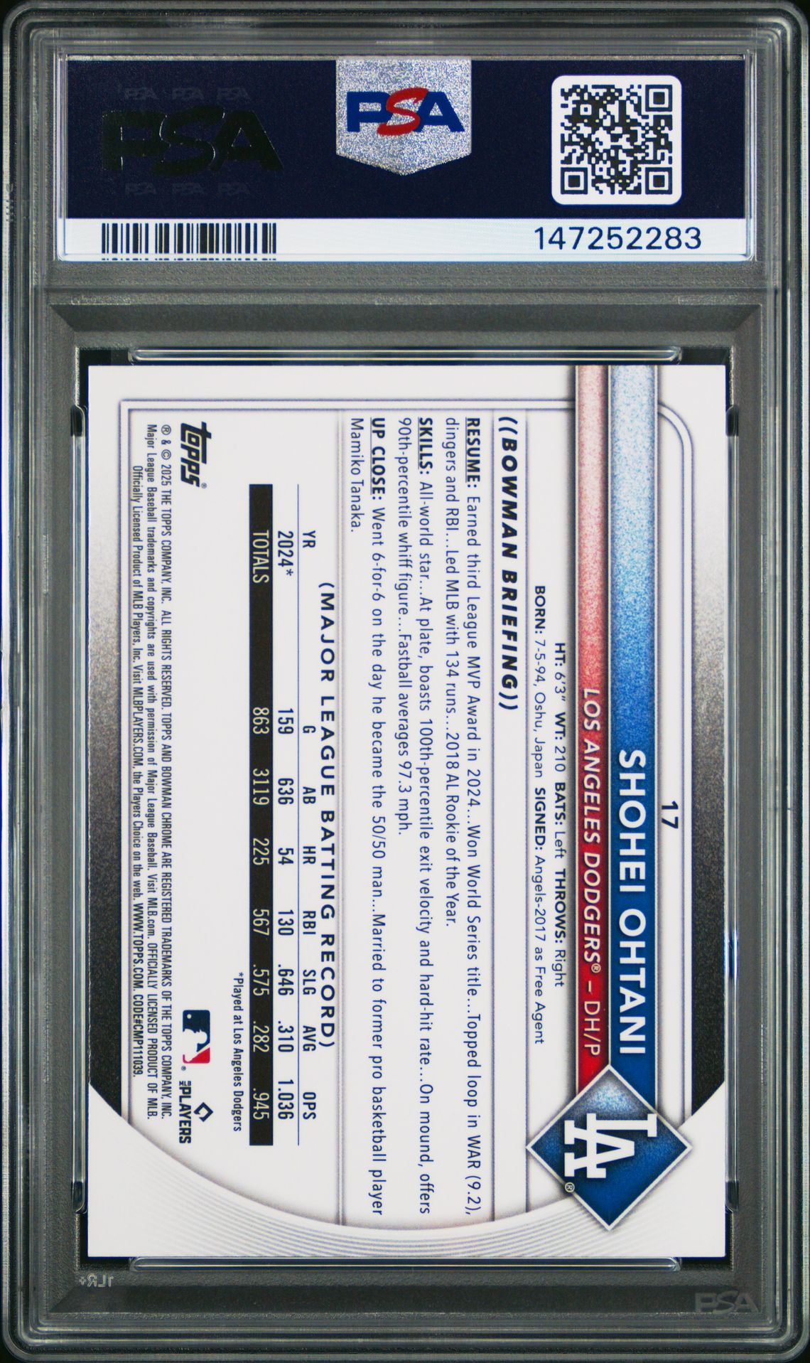 2025 Bowman Chrome 17 Steel Metal /100