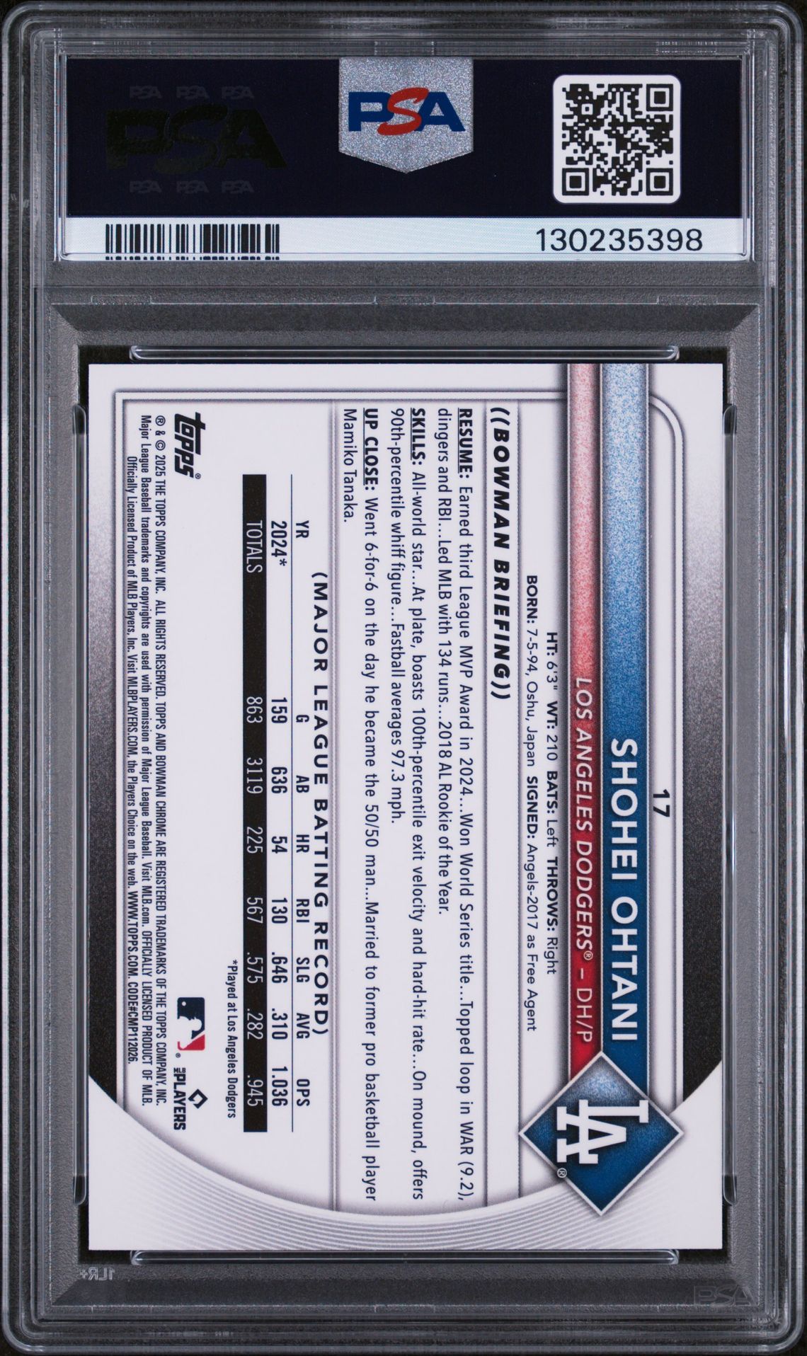 2025 Bowman Chrome #17 Green Geometric 99/99
