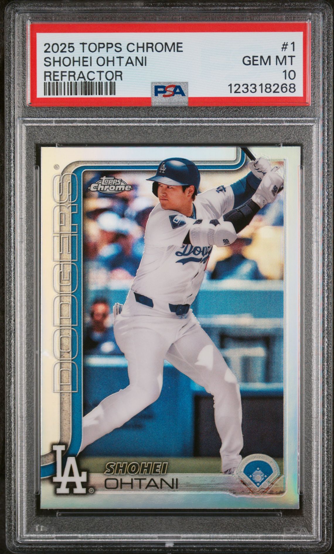 2025 Topps Chrome #1 Shohei Ohtani Refractor