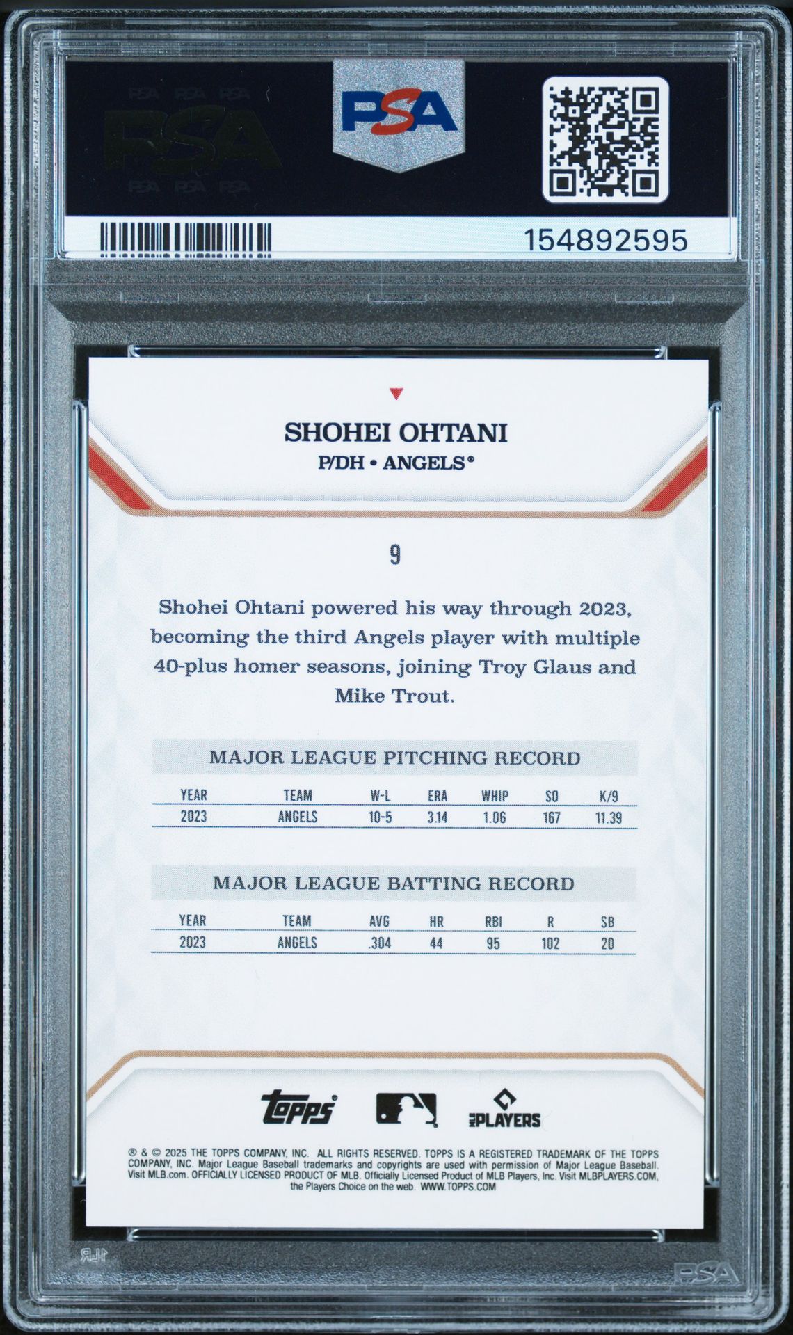2025 Topps MLB MVP #9 Gold Foil /50