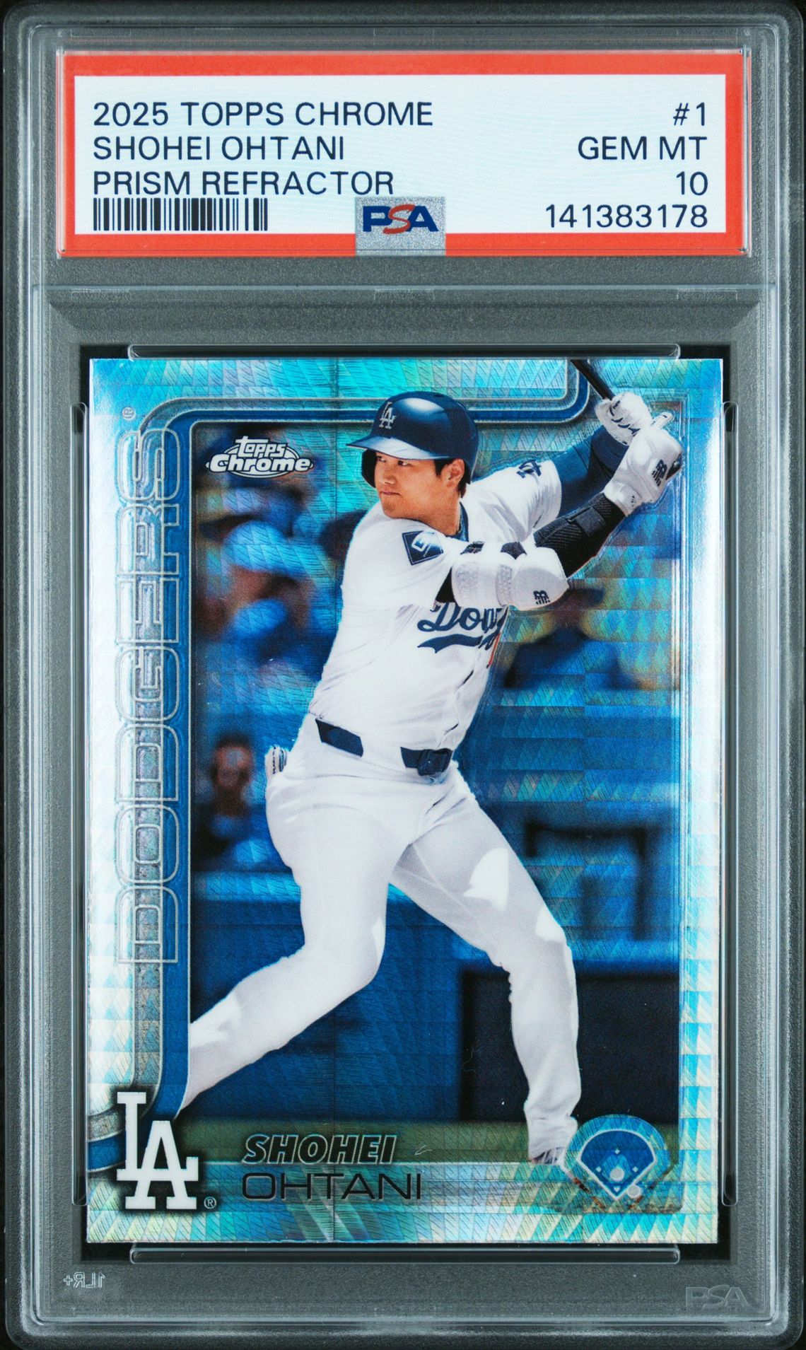 2025 Topps Chrome #1 Shohei Ohtani Prism Refractor