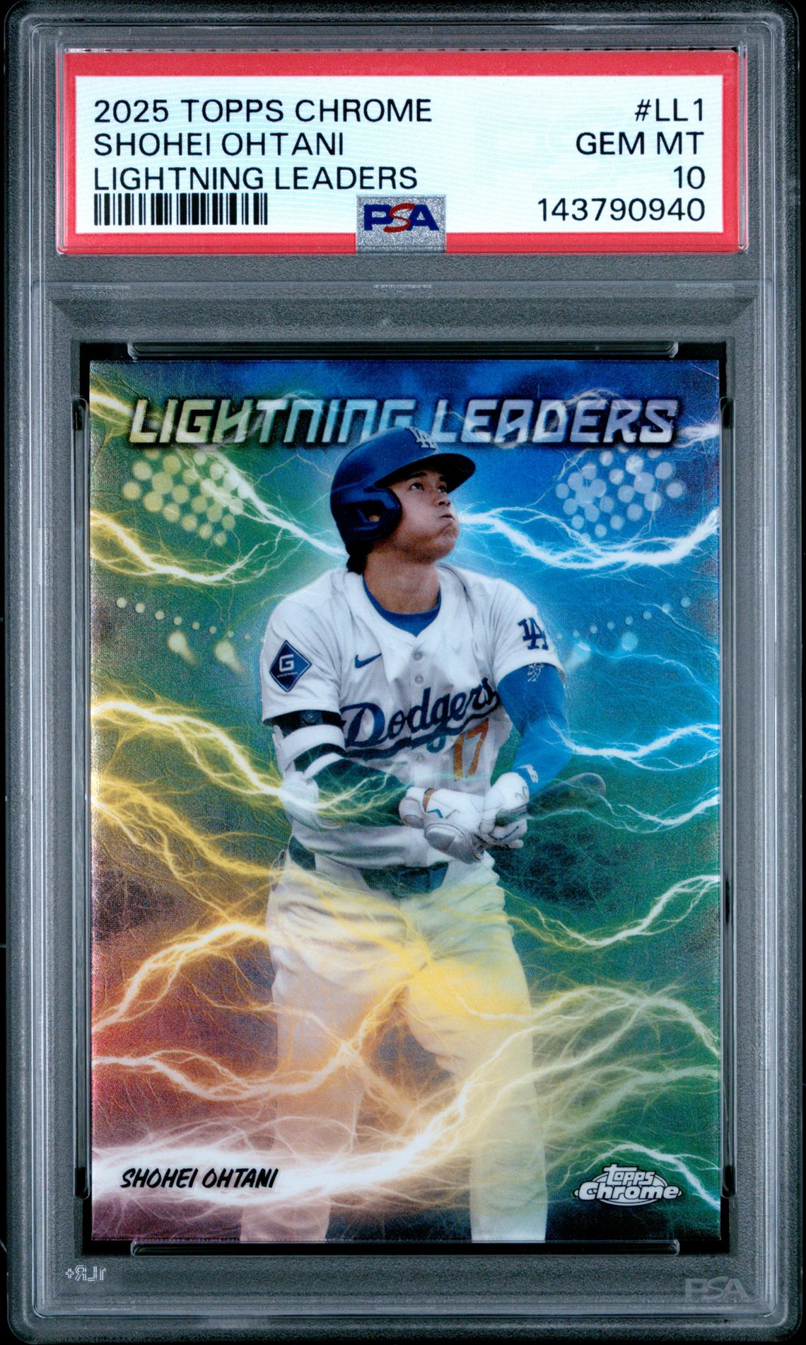 2025 Topps Chrome LL1 Lightning Leaders