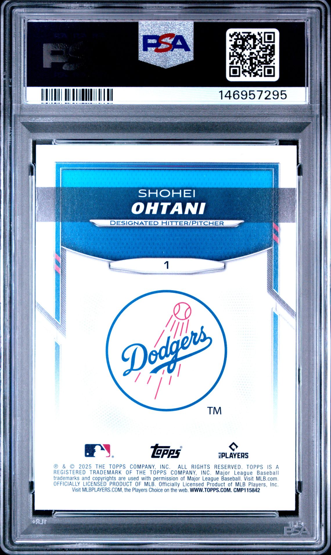 2025 Topps LIDS #1 Shohei Ohtani