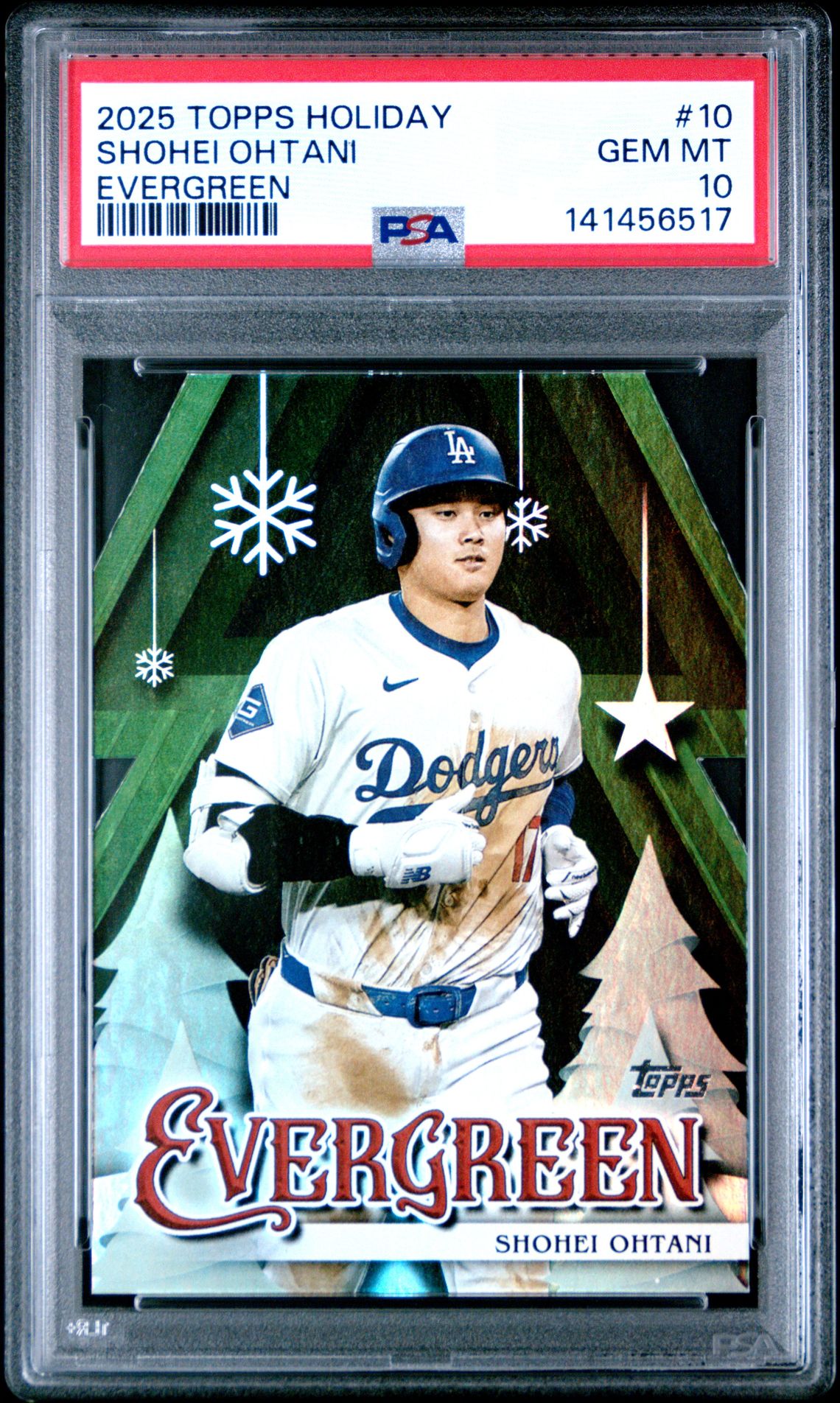 2025 Topps Holiday 10 Evergreen