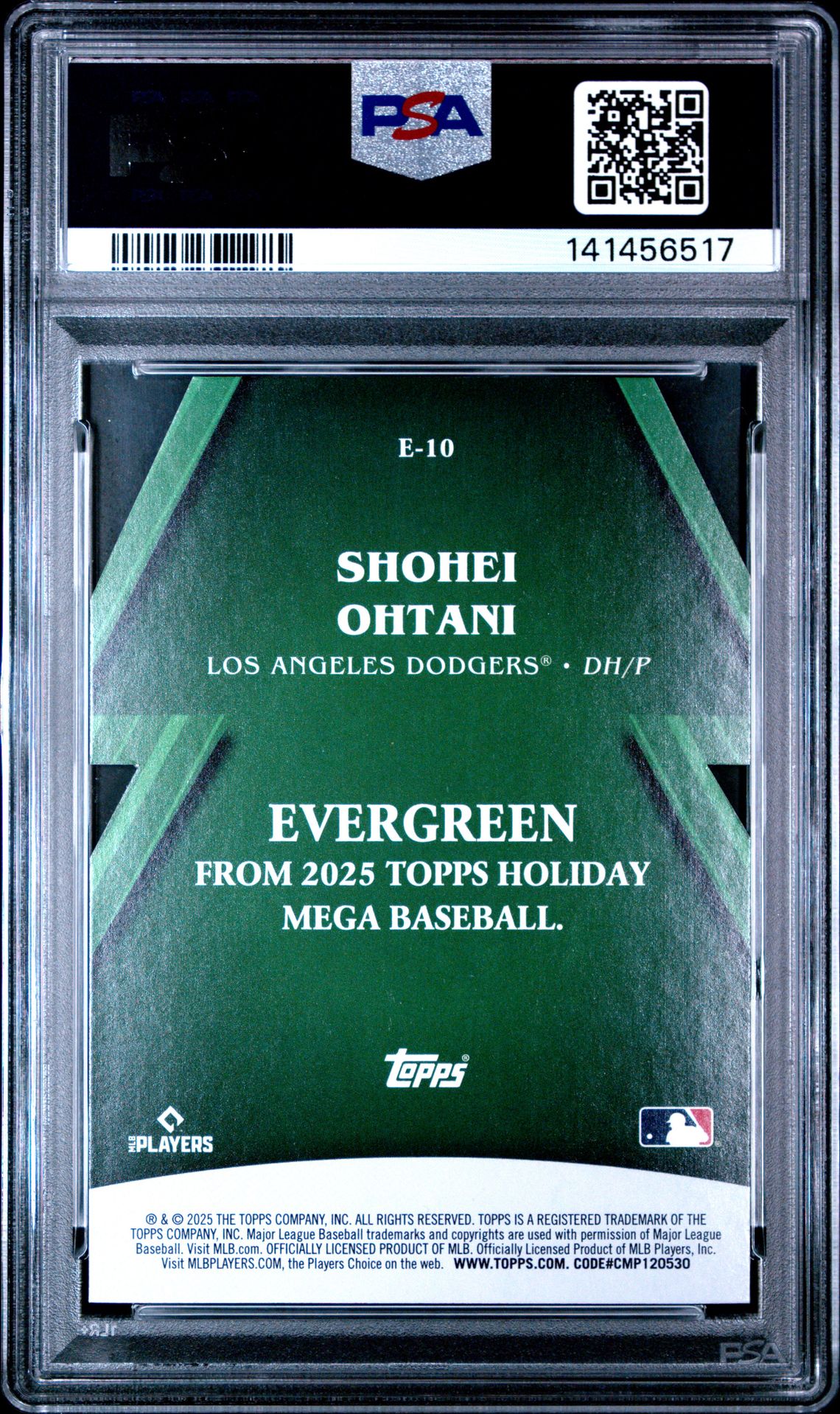2025 Topps Holiday 10 Evergreen