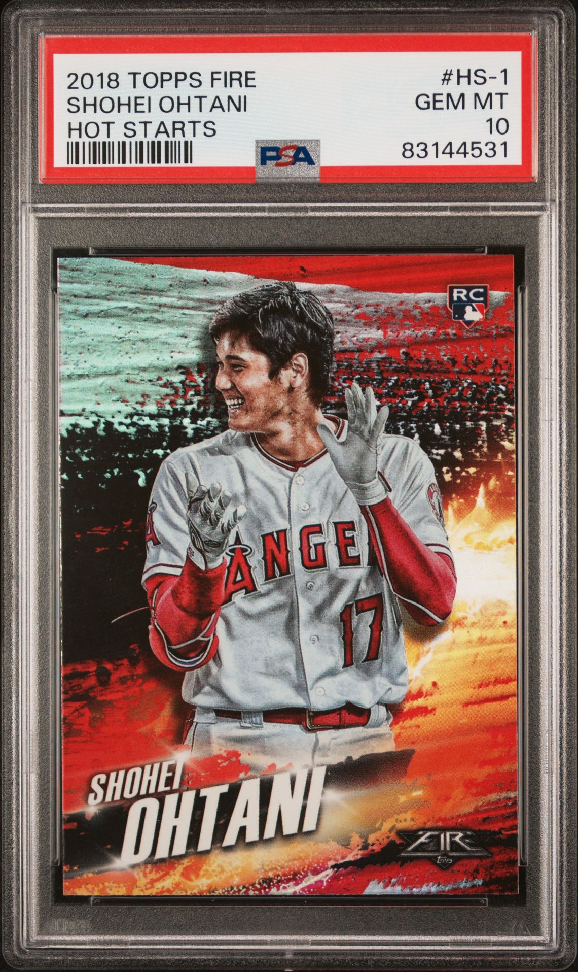 2018 Topps Fire Hot Starts HS-1