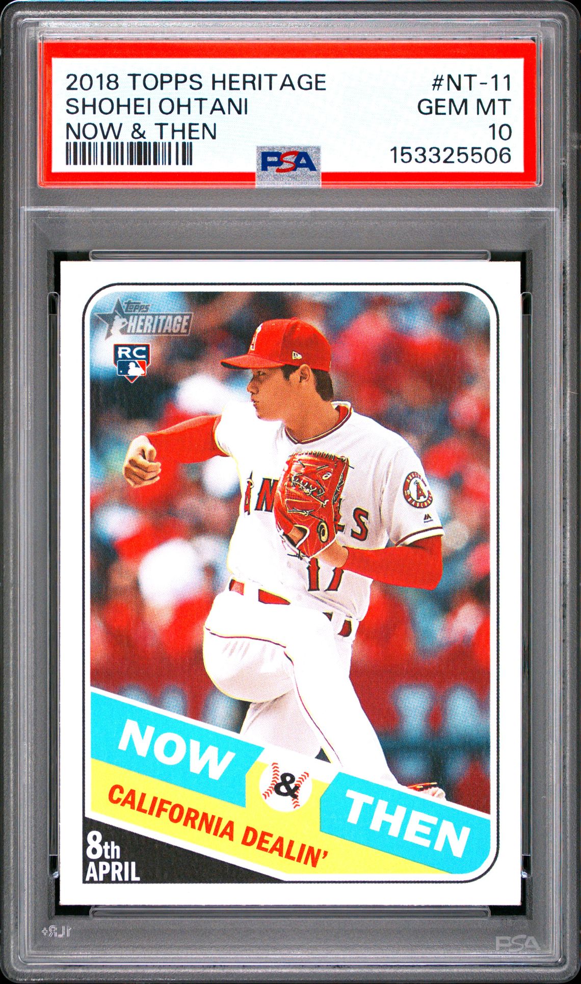 2018 Topps Heritage NT-11 Shohei Ohtani