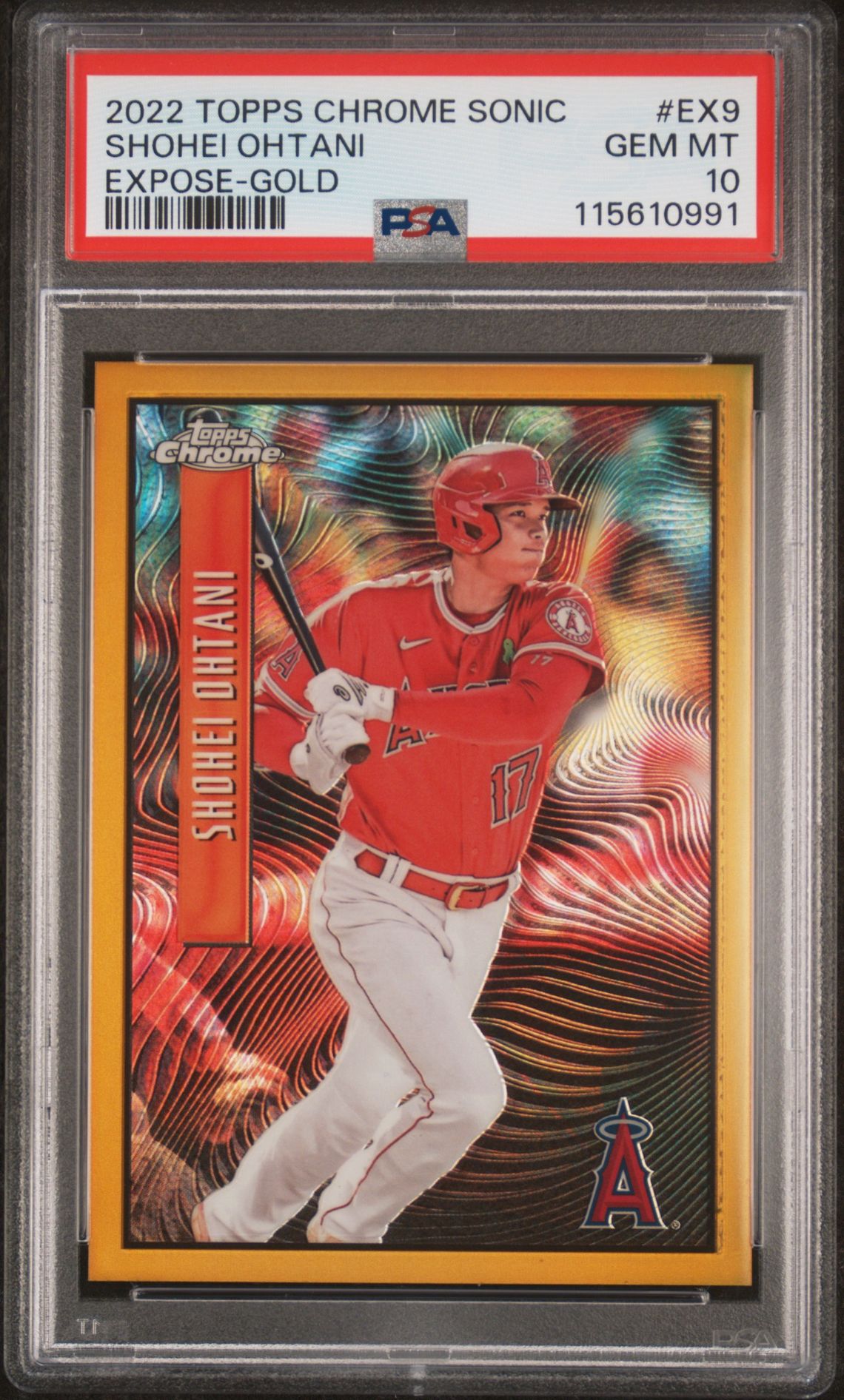 2022 Topps Chrome Sonic EX9 Expose-Gold /50
