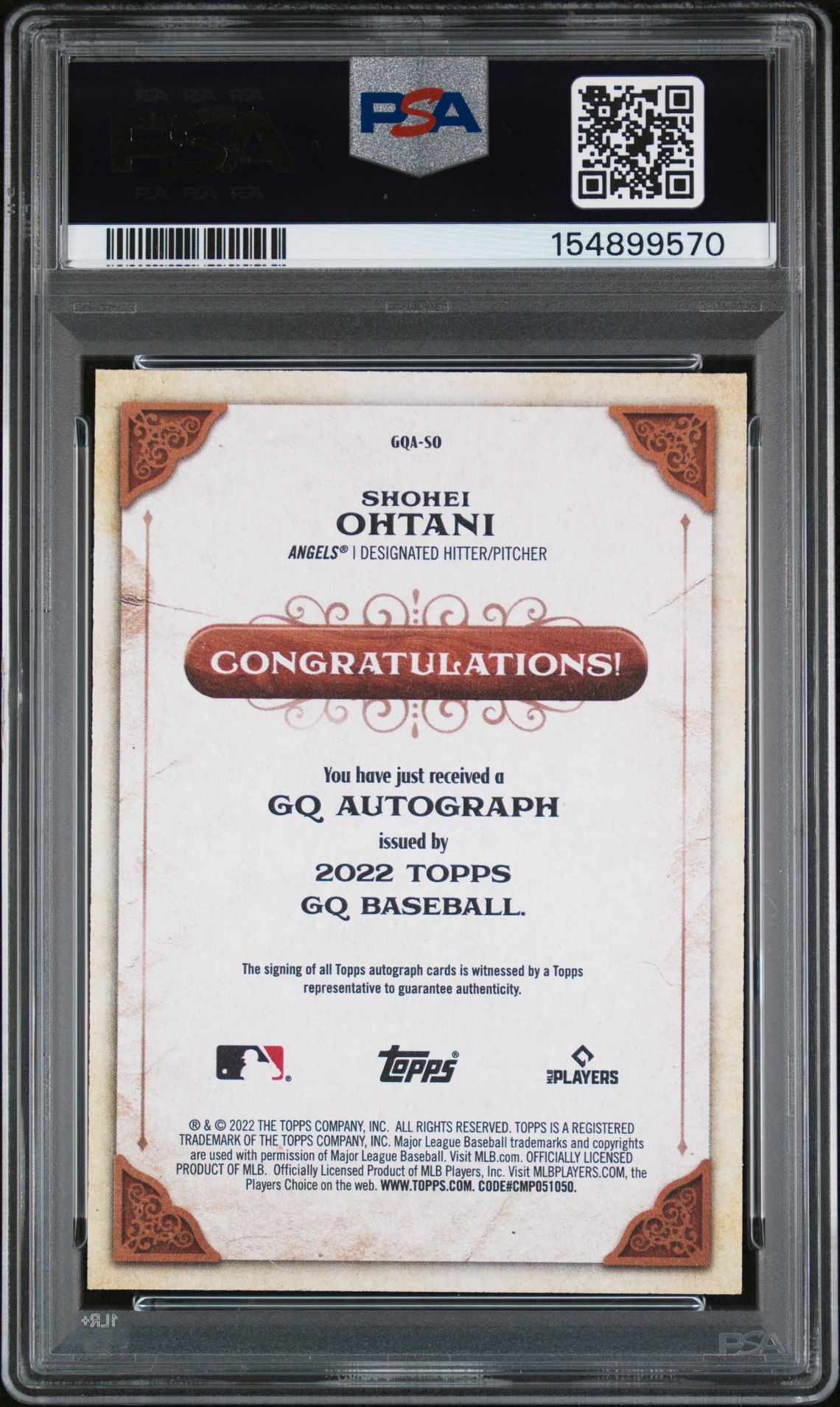 2022 Topps Gypsy Queen SO Auto