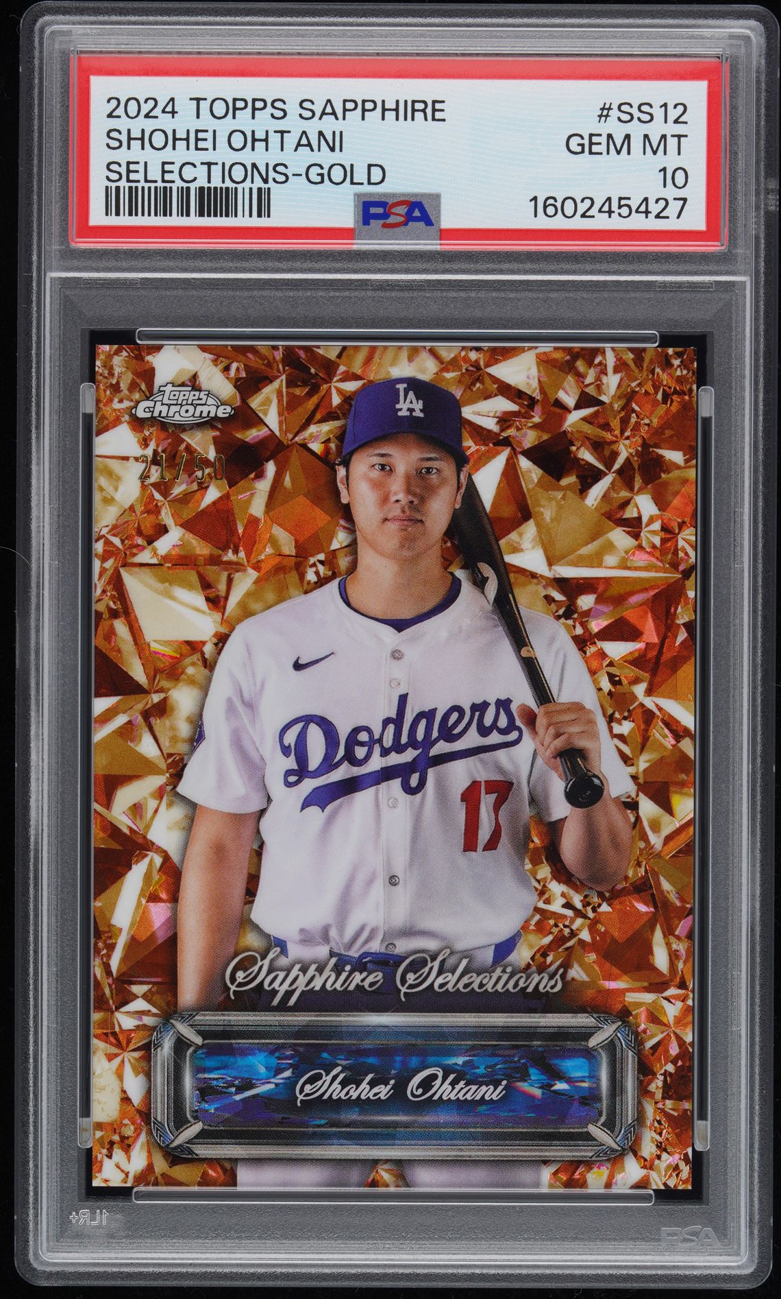 2024 Topps Sapphire SS12 Selections-Gold /50