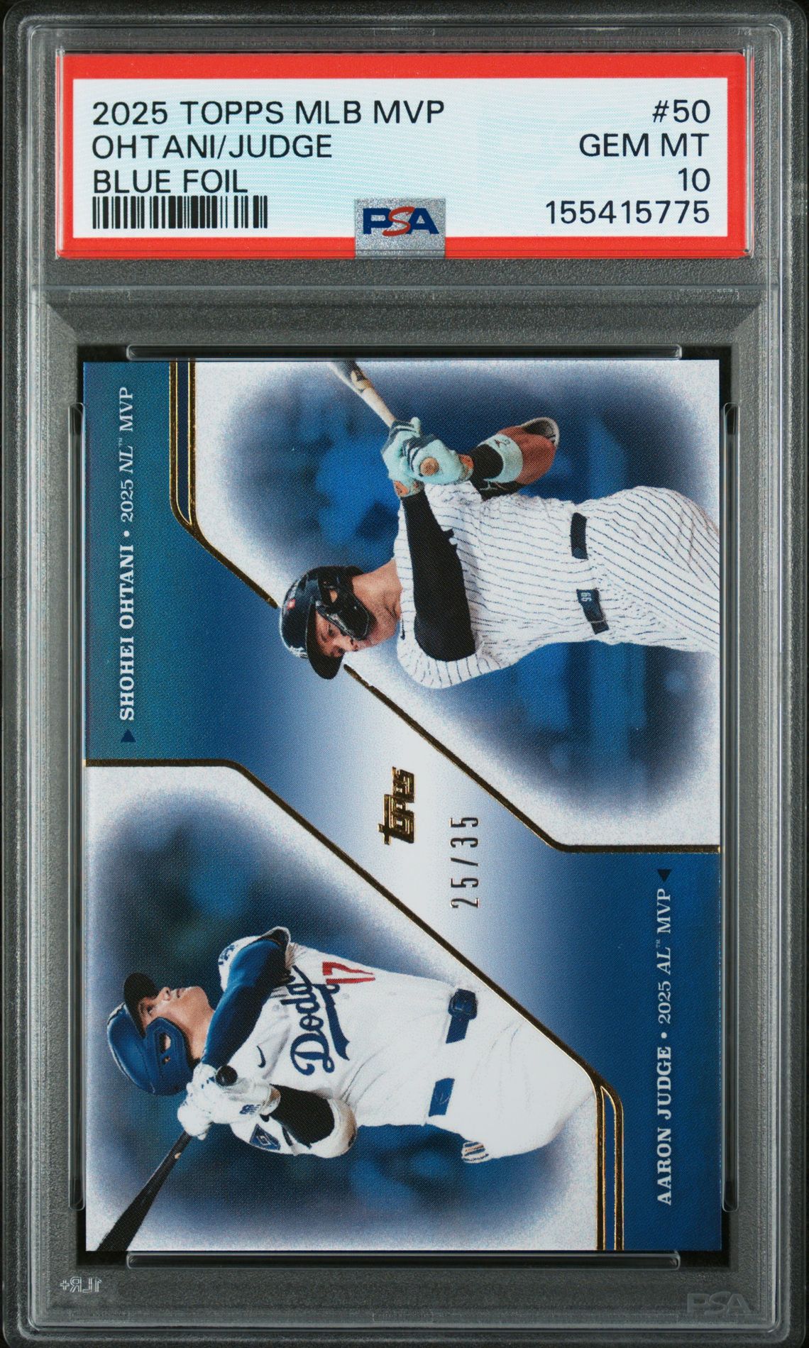 2025 Topps MLB MVP #50 Blue Foil /35