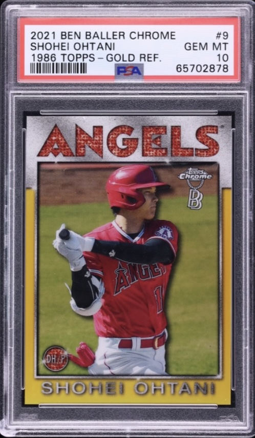 2021 Topps Topps Chrome Ben Baller 1986 #9 1986 Topps-Gold /50