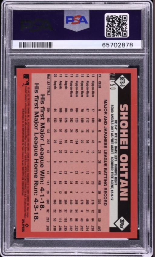 2021 Topps Topps Chrome Ben Baller 1986 #9 1986 Topps-Gold /50