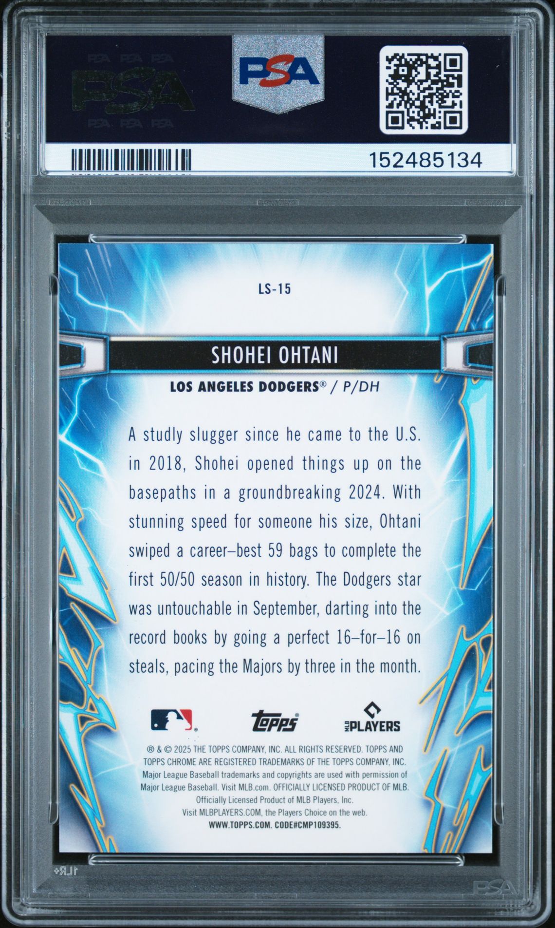 2025 Topps Cosmic Chrome #15 Light Speed-Orange Galactic /25