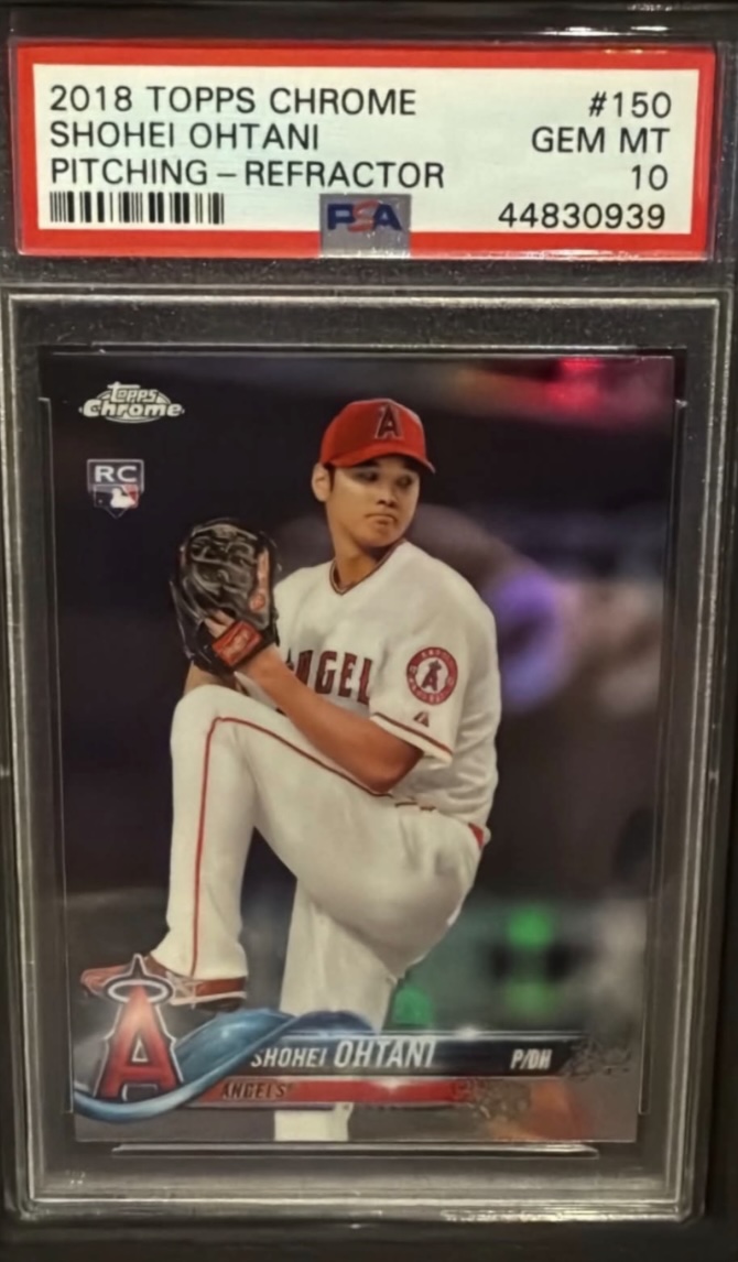 2018 Topps Chrome #150 Shohei Ohtani Refractor