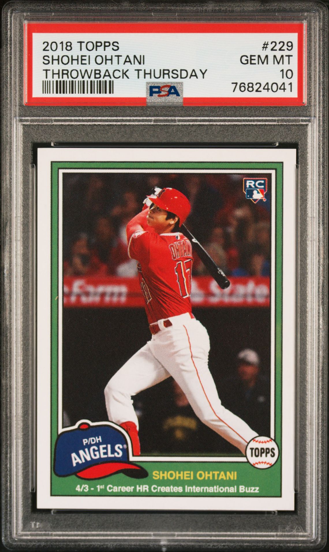 2018 Topps Throwback Thursday #229