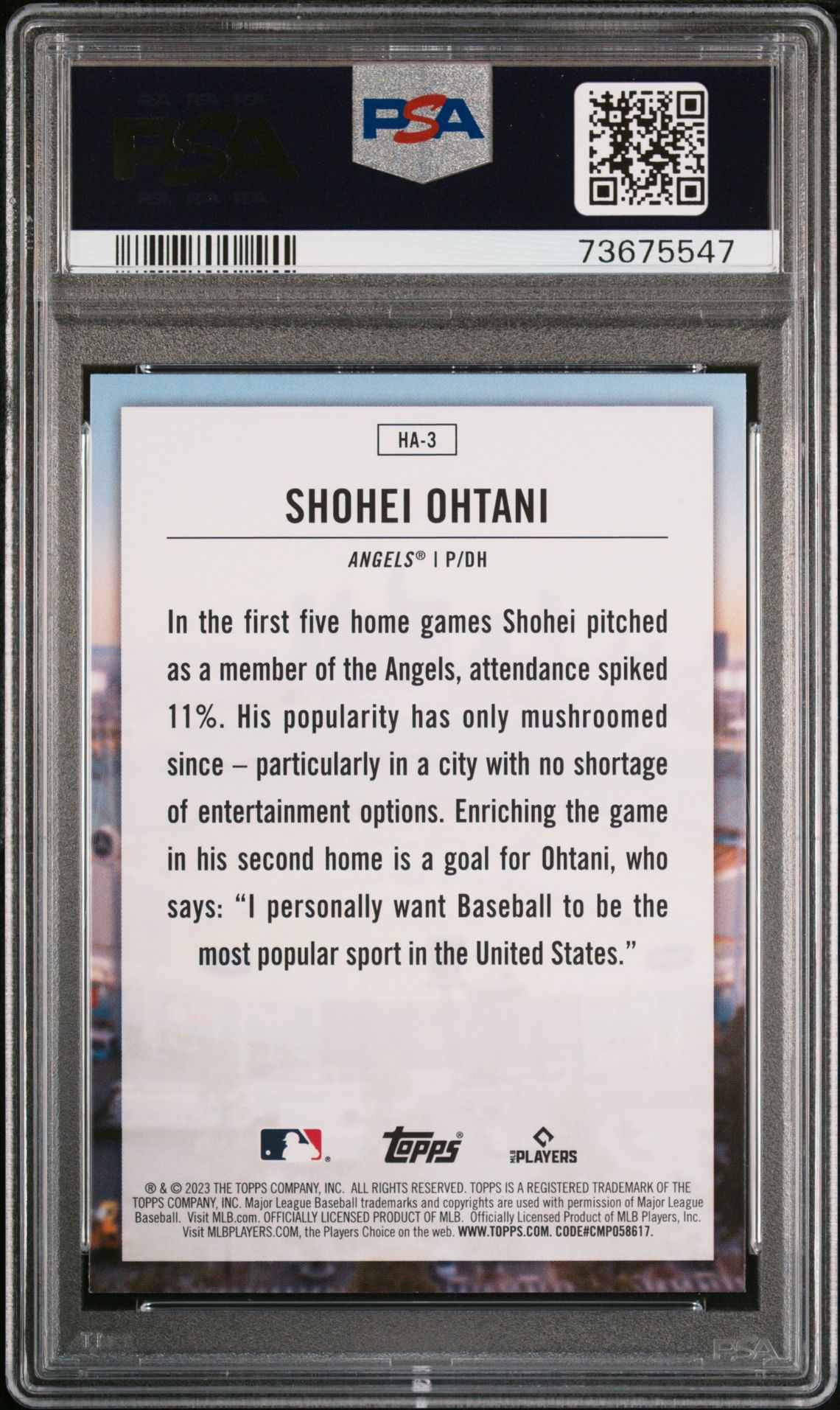 2023 Topps Home Field Advantage HA3