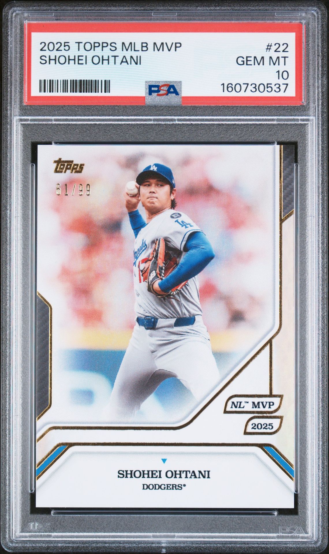 2025 Topps MLB MVP #22 /99