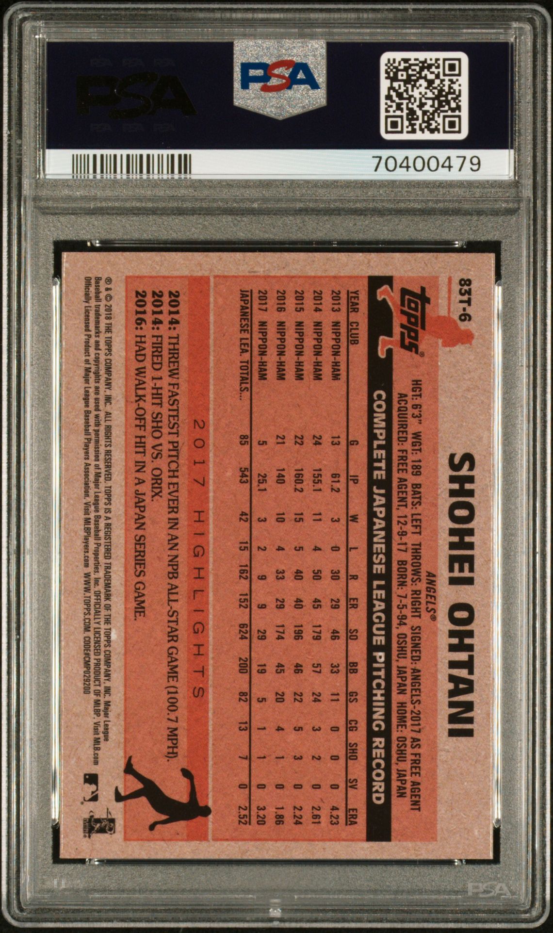 2018 Topps Chrome 83T-6