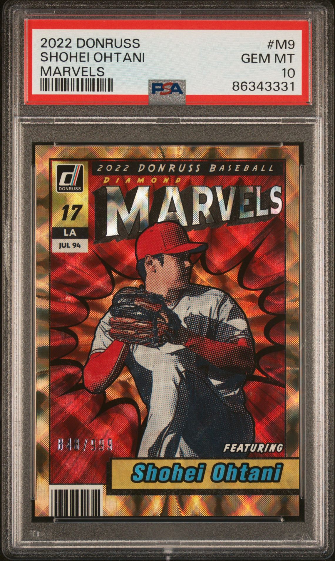 2022 Donruss Diamond Marvels M9 /999