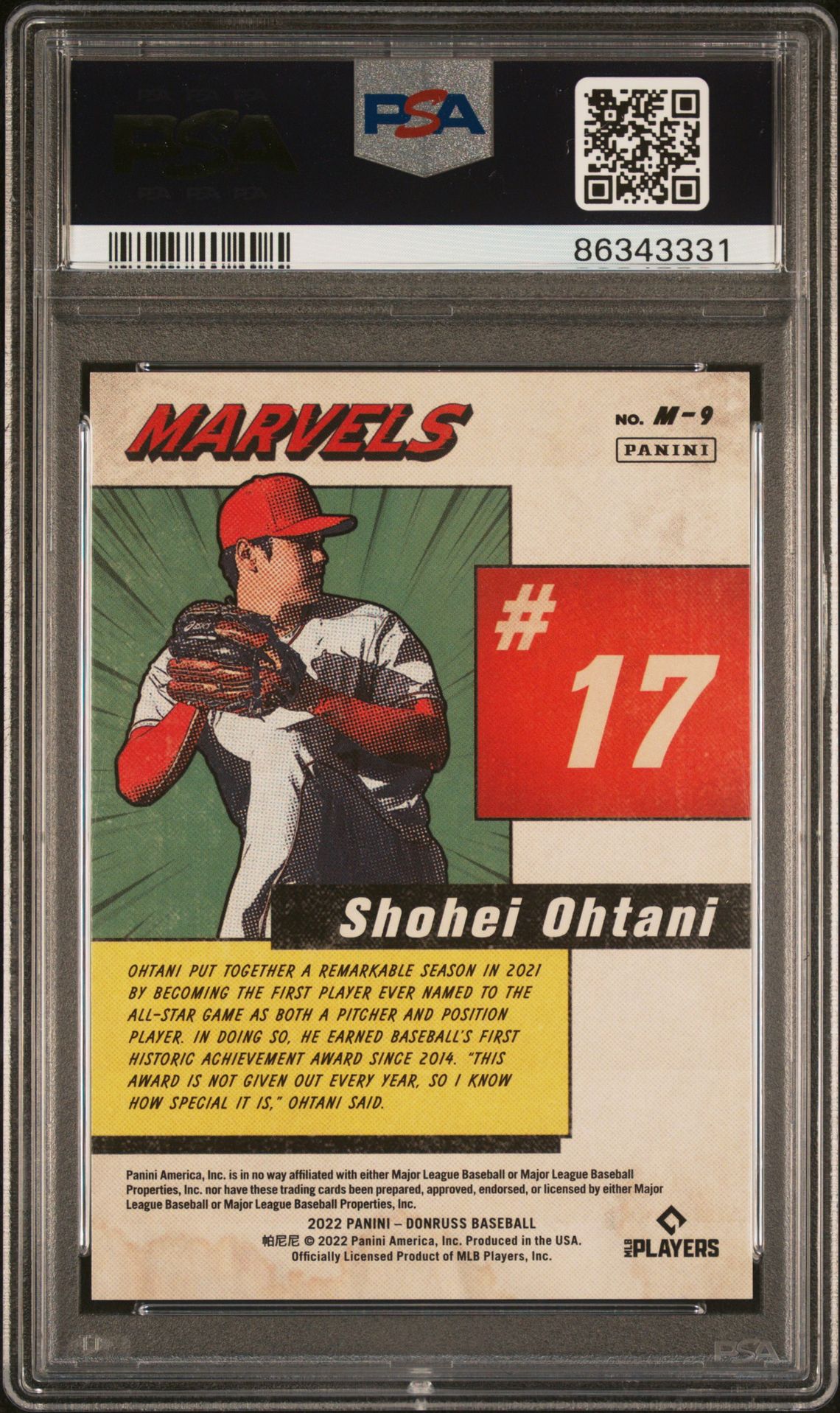 2022 Donruss Diamond Marvels M9 /999
