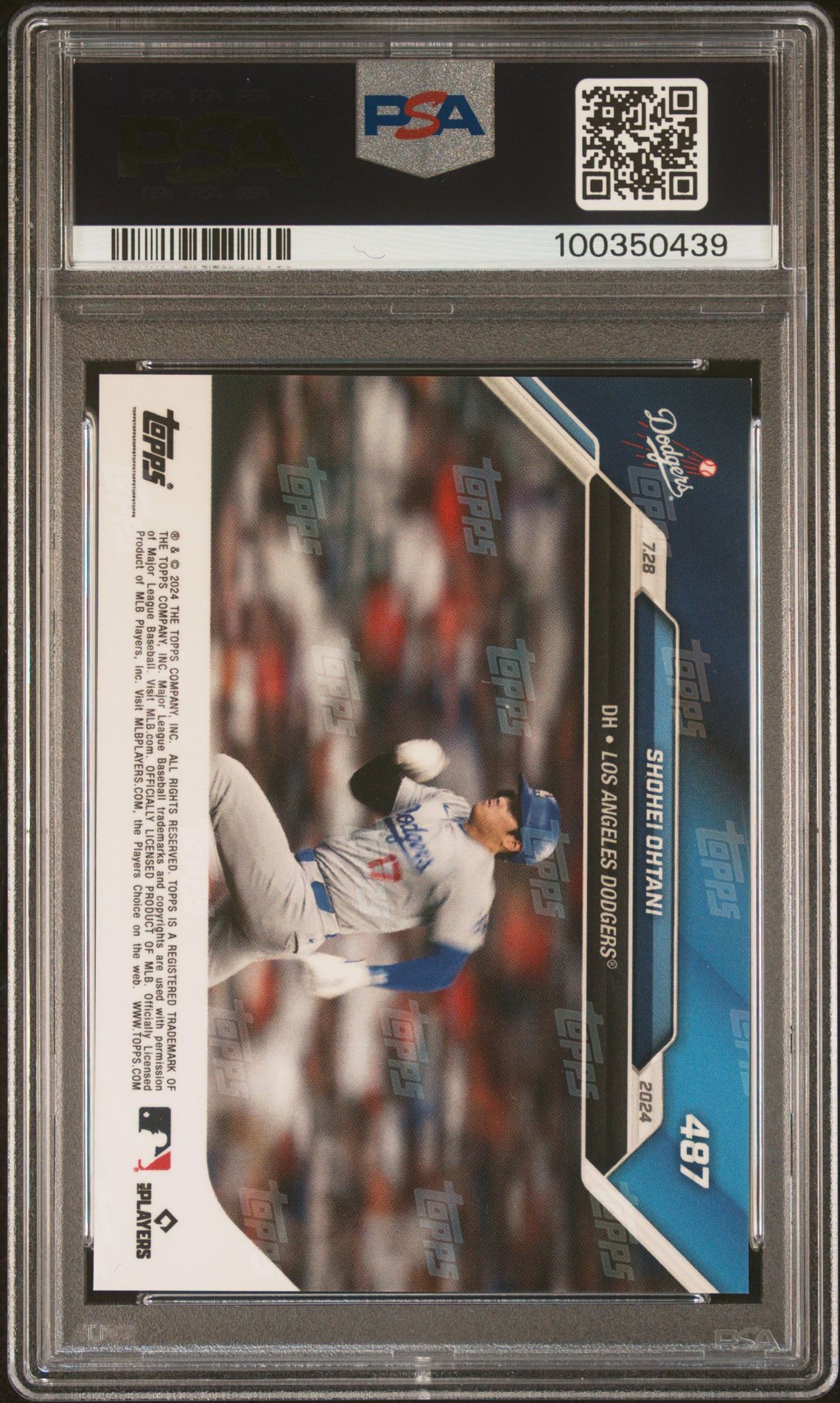 2024 Topps Now 487 Shohei Ohtani Red /10