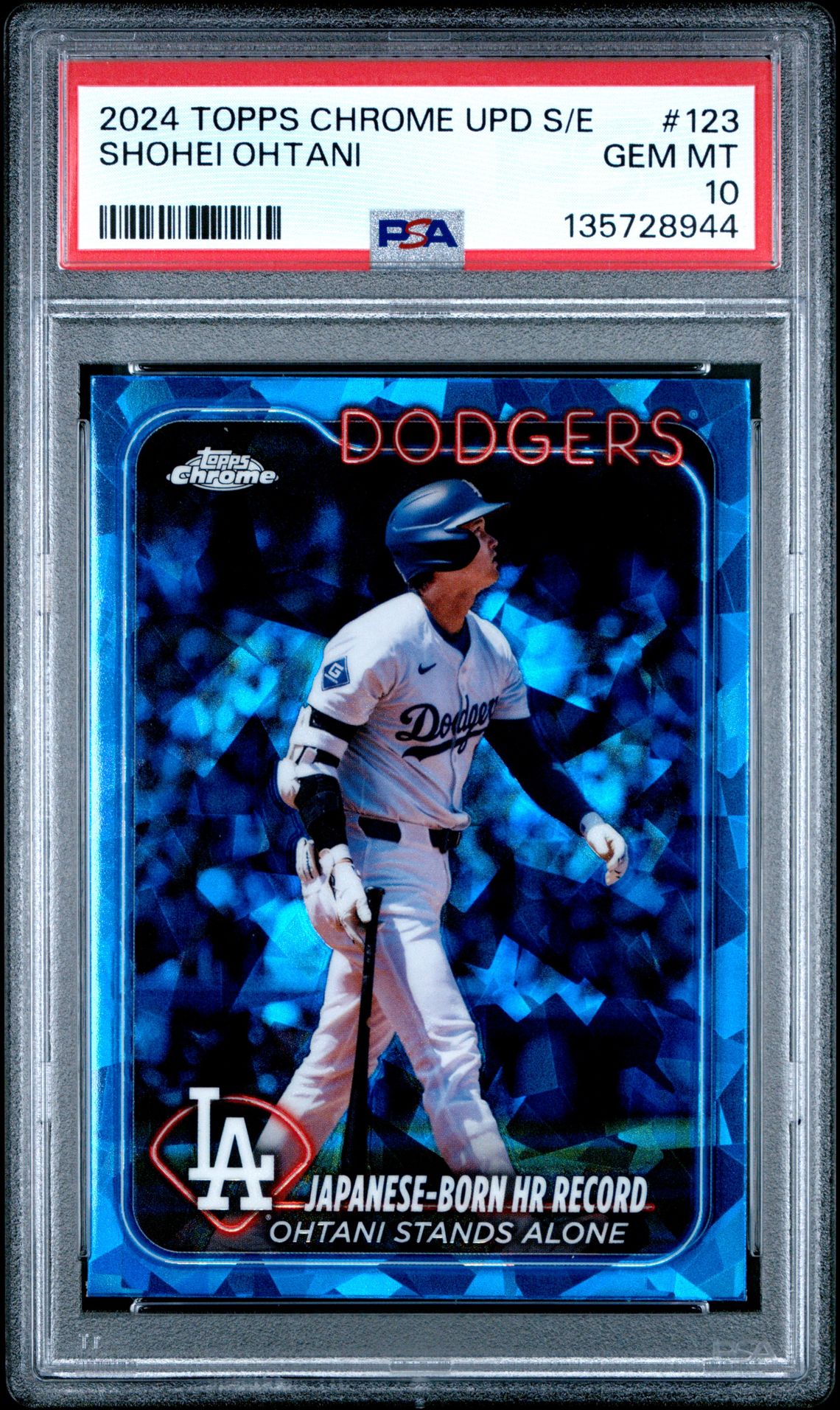 2024 Topps Chrome Update Series/Edition #123 Shohei Ohtani UPD S/E