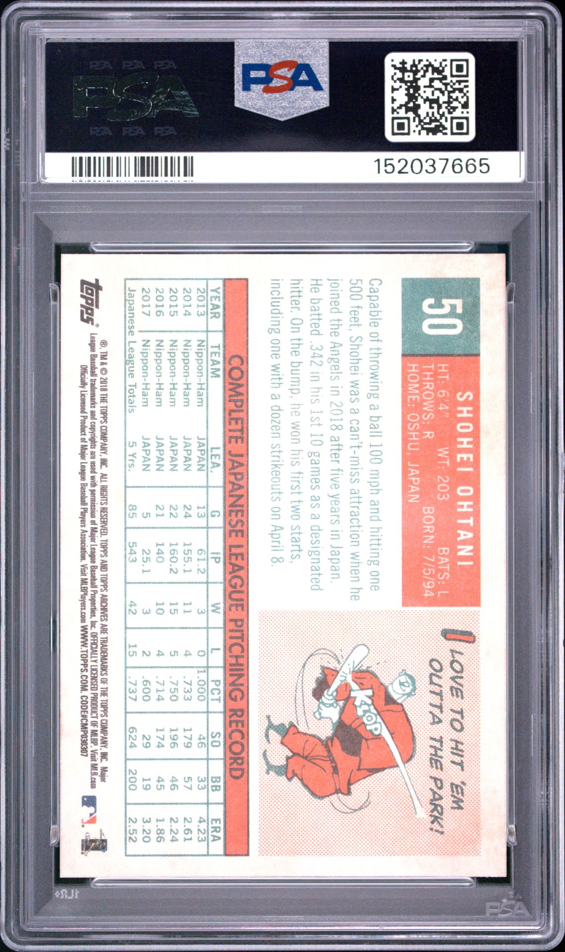 2018 Topps Archives 50 Shohei Ohtani