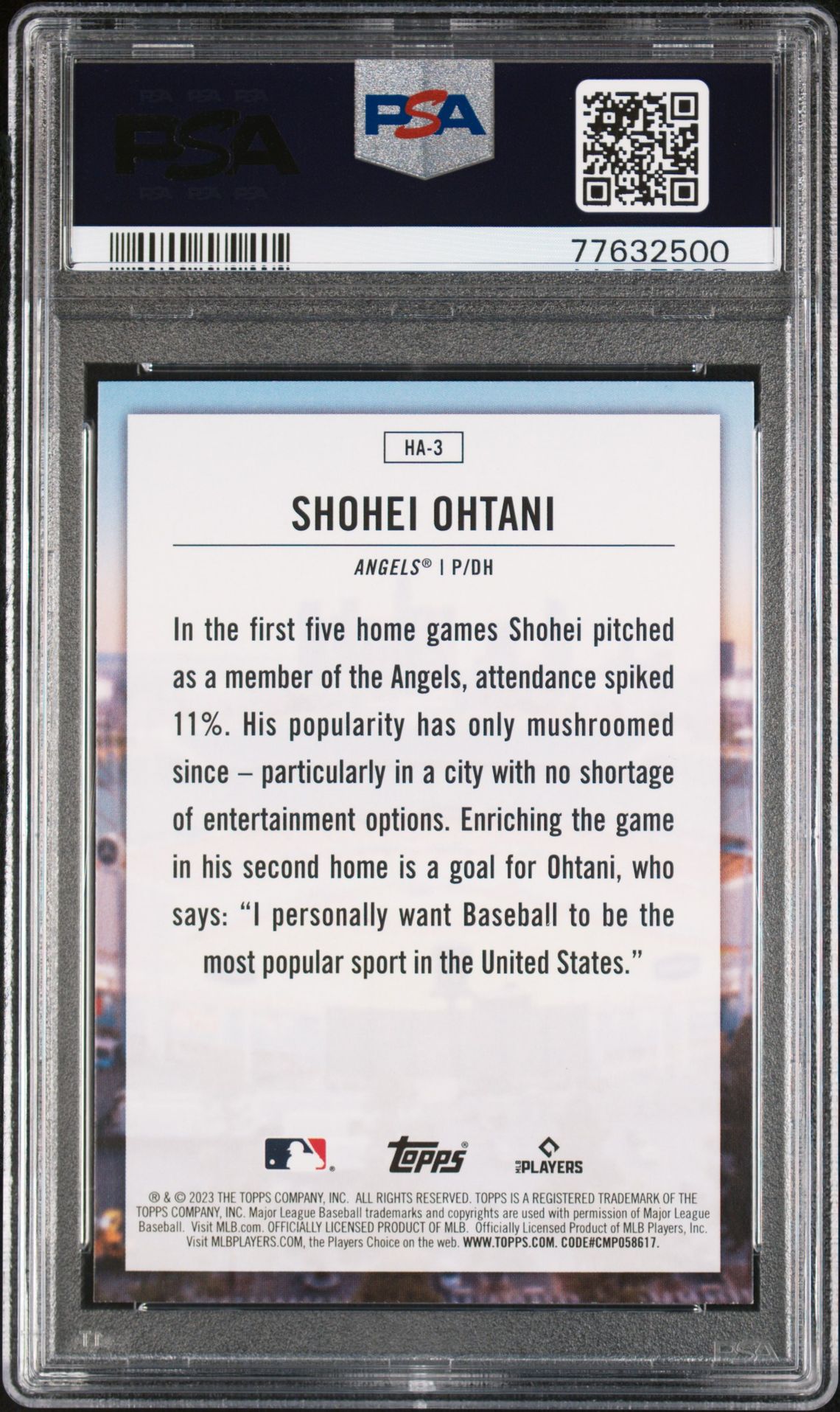 2023 Topps Home Field Advantage HA3