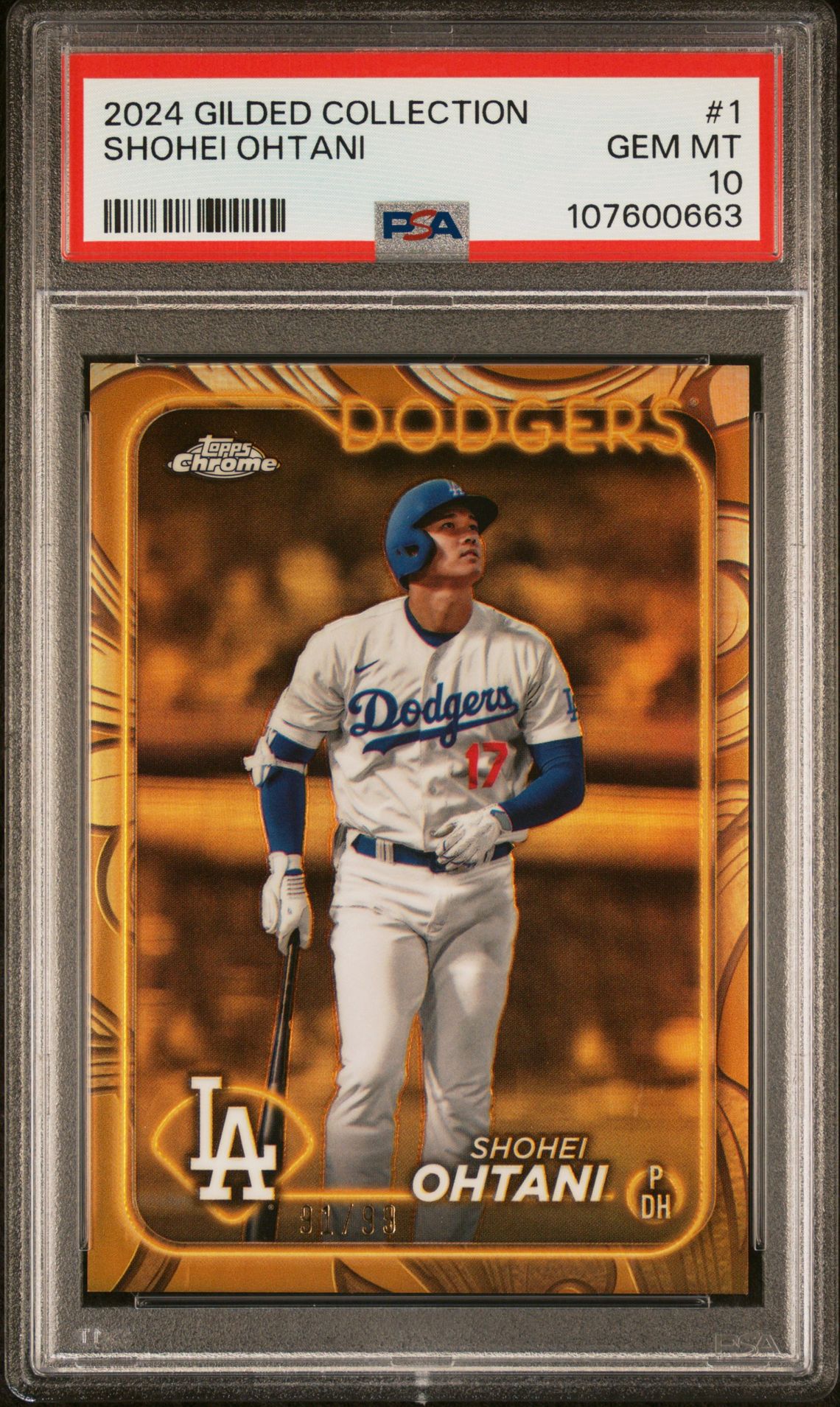 2024 Topps Gilded Collection #1 /99