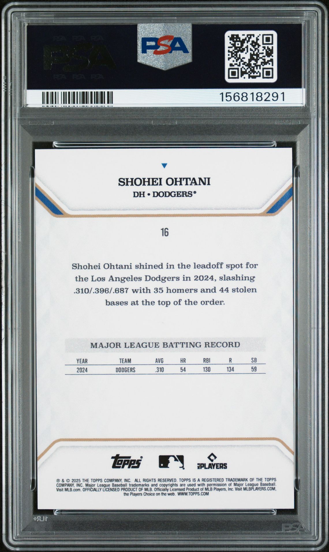 2025 Topps MLB MVP #16 Purple Foil /75