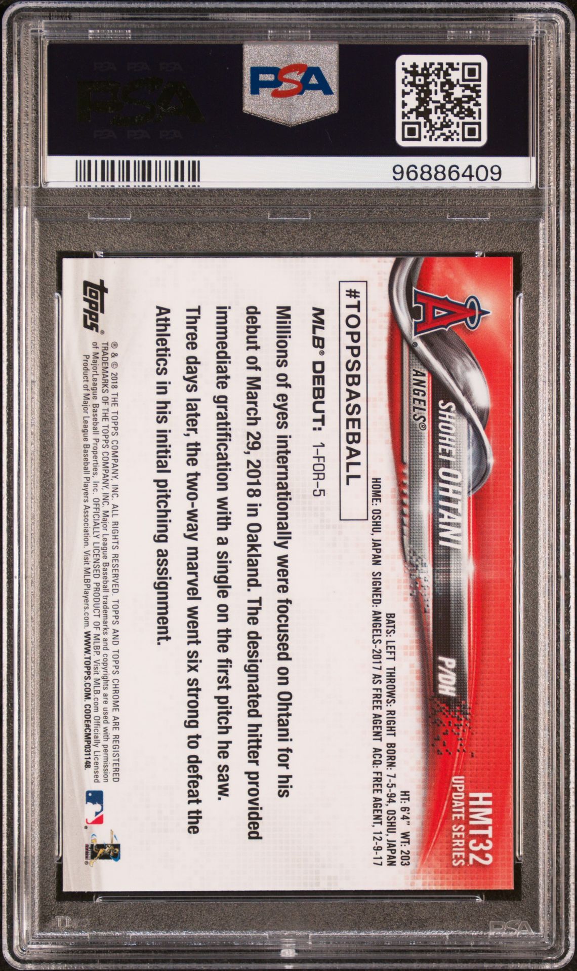2018 Topps Chrome Update HMT32