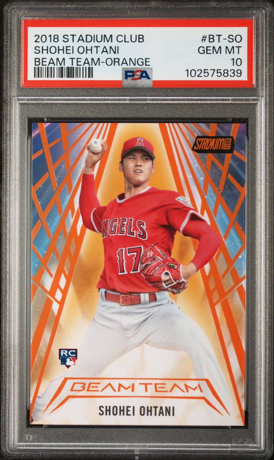2018 Stadium Club BT-SO Beam Team-Orange /50