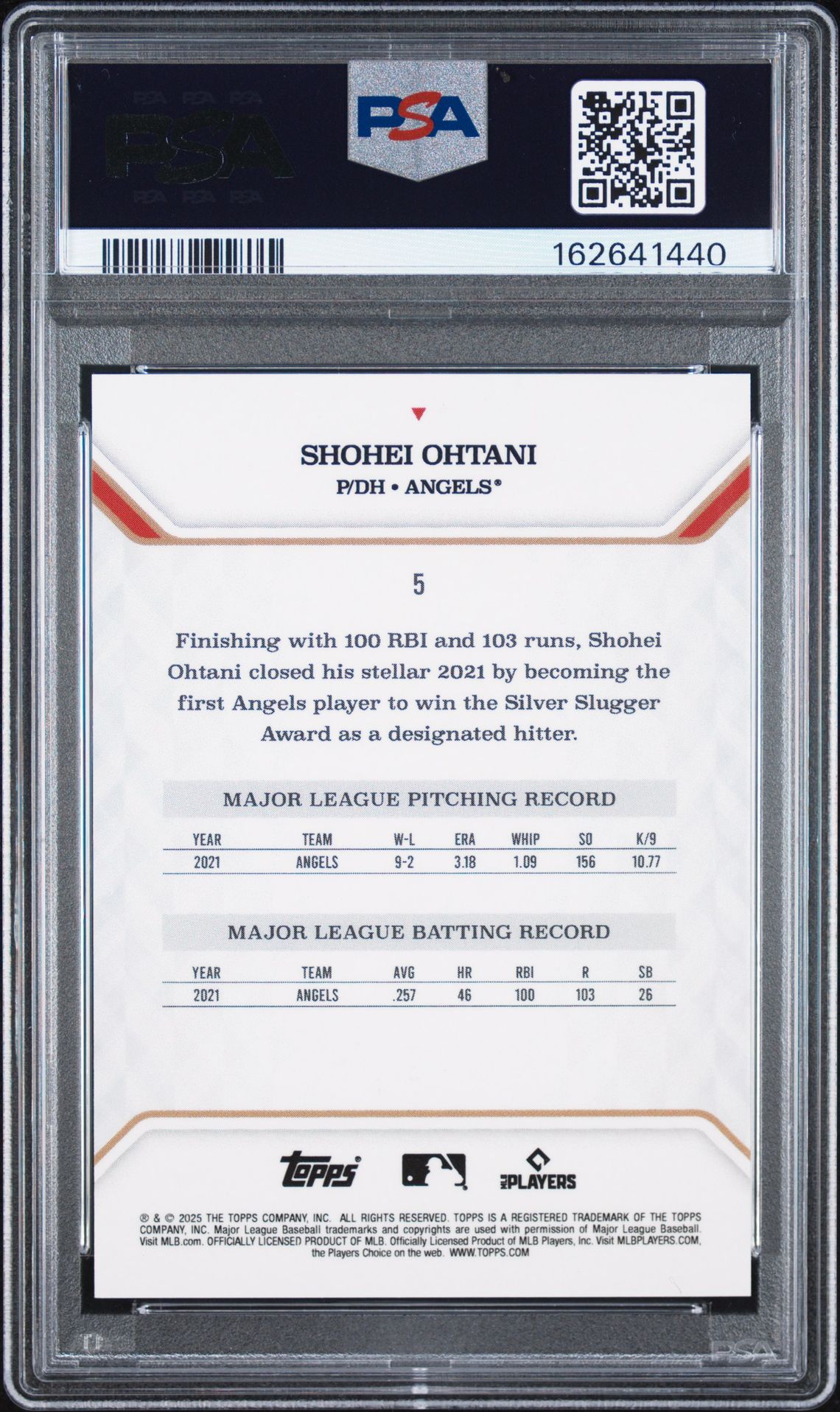 2025 Topps MLB MVP 5 Purple Foil /75