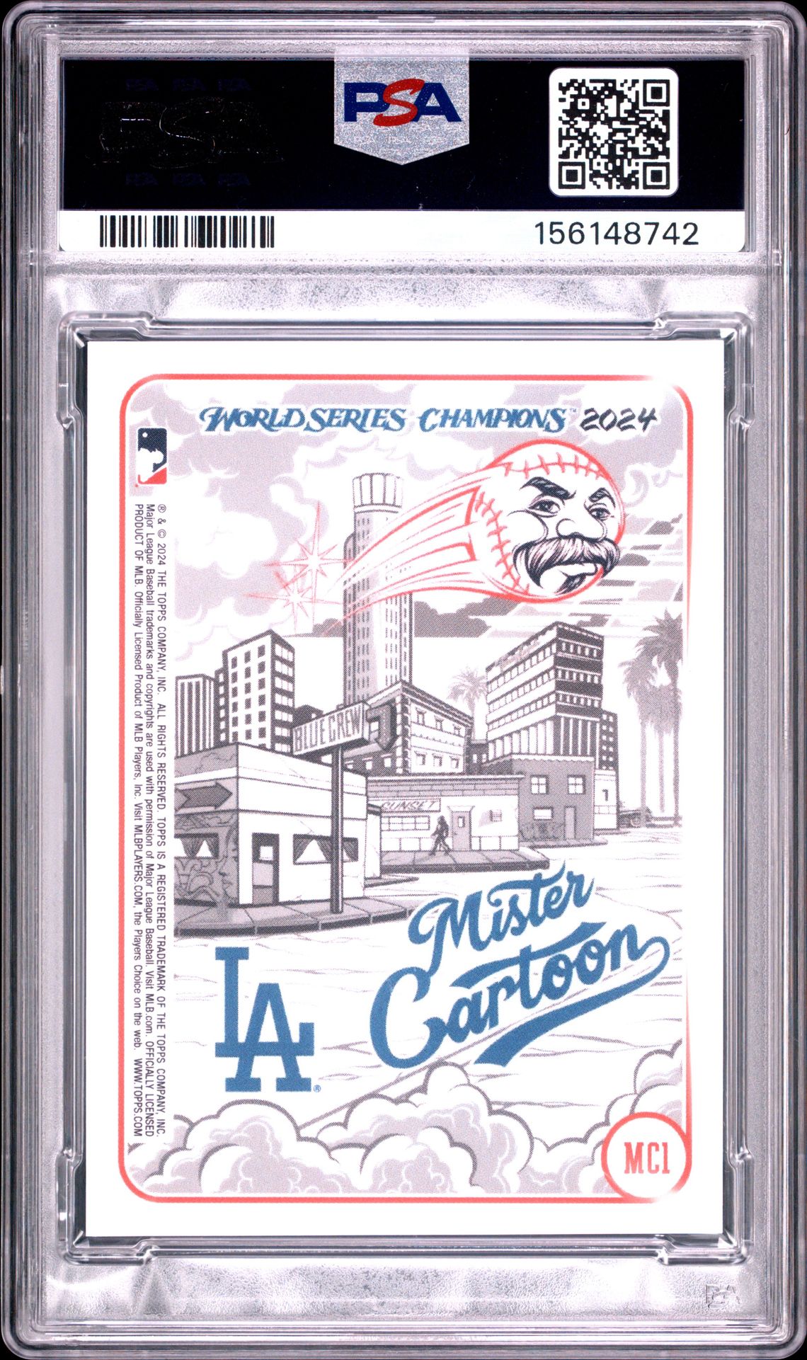2024 Topps Topps x Mister Cartoon #1 Black Foil /99