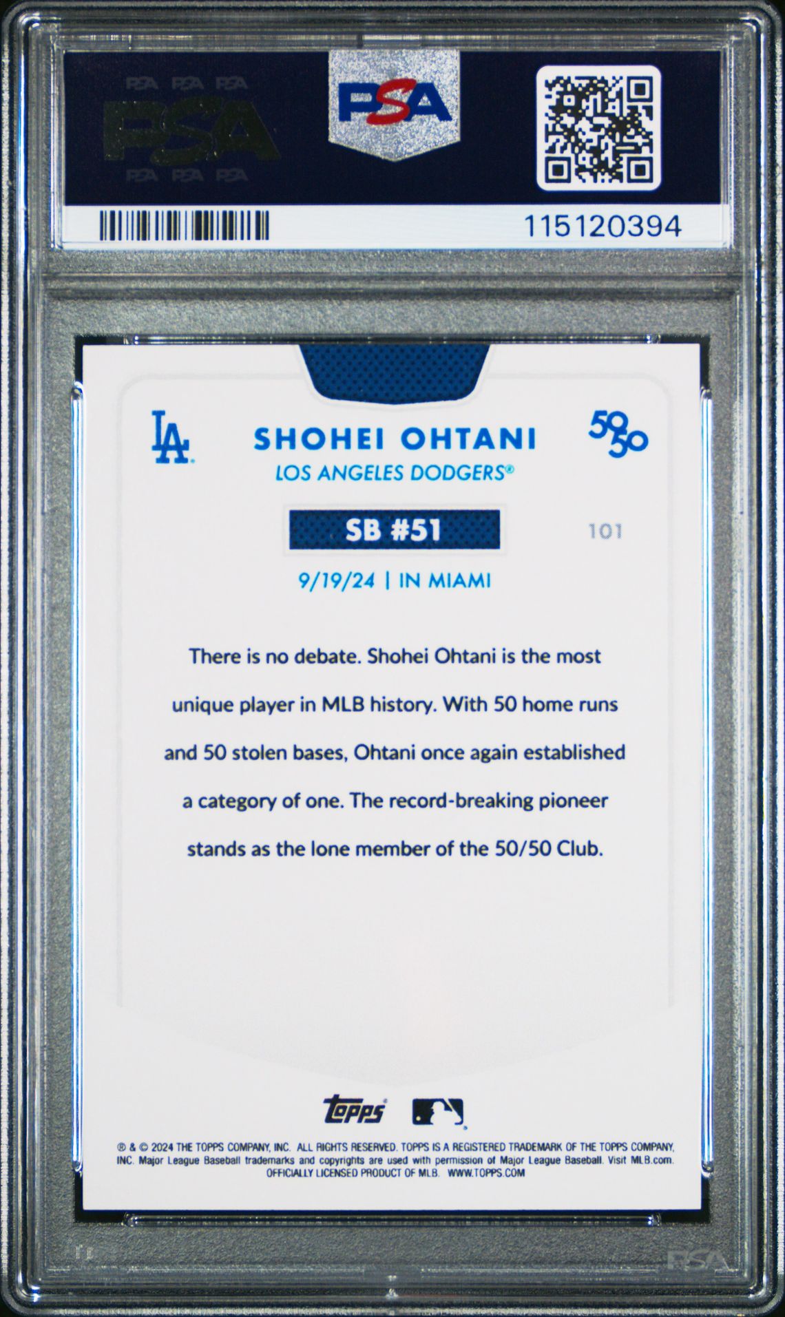 2024 Topps 50/50 101