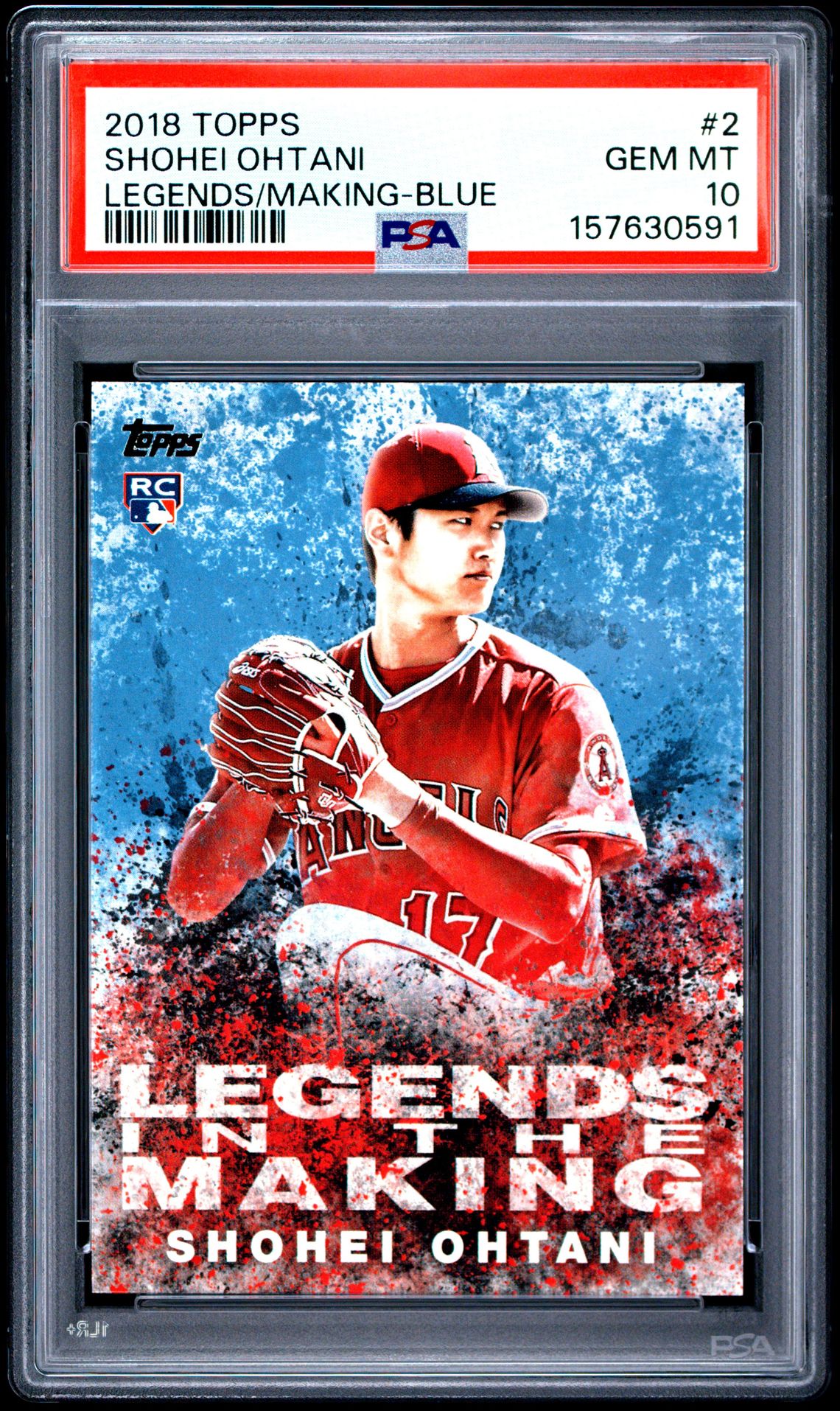 2018 Topps Legends in the Making #2 Blue